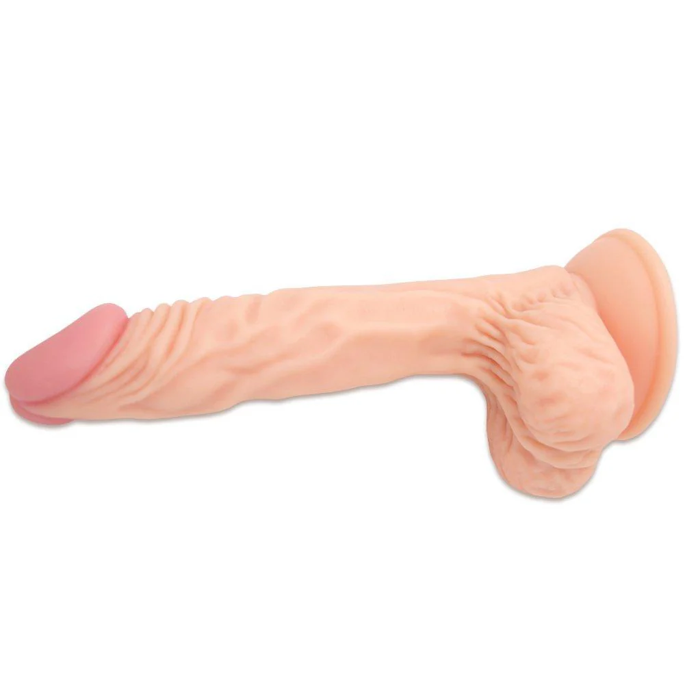 Realistic Tapered Suction Cup Dildo