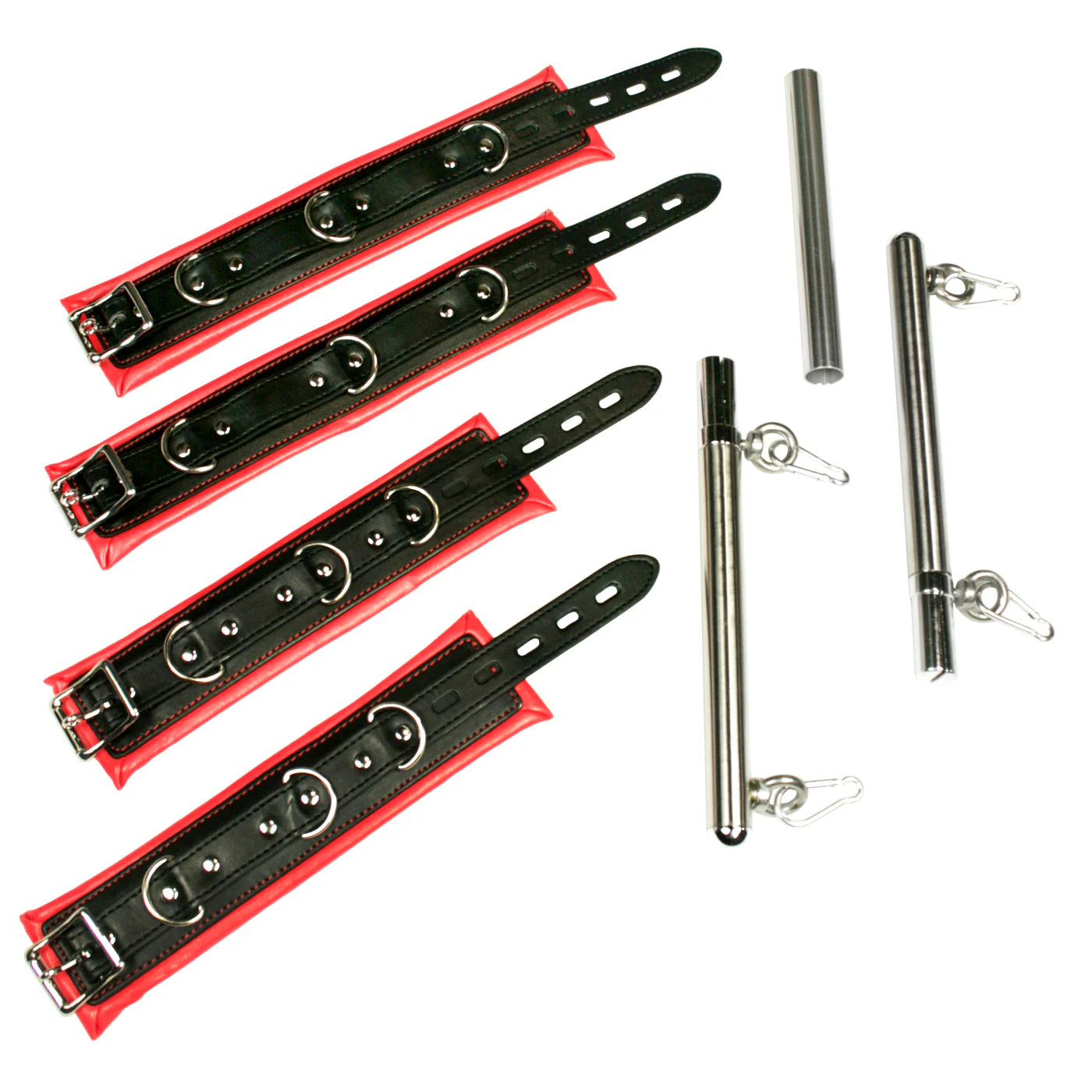 Expandable Bondage Spreader Bar & Cuff Set