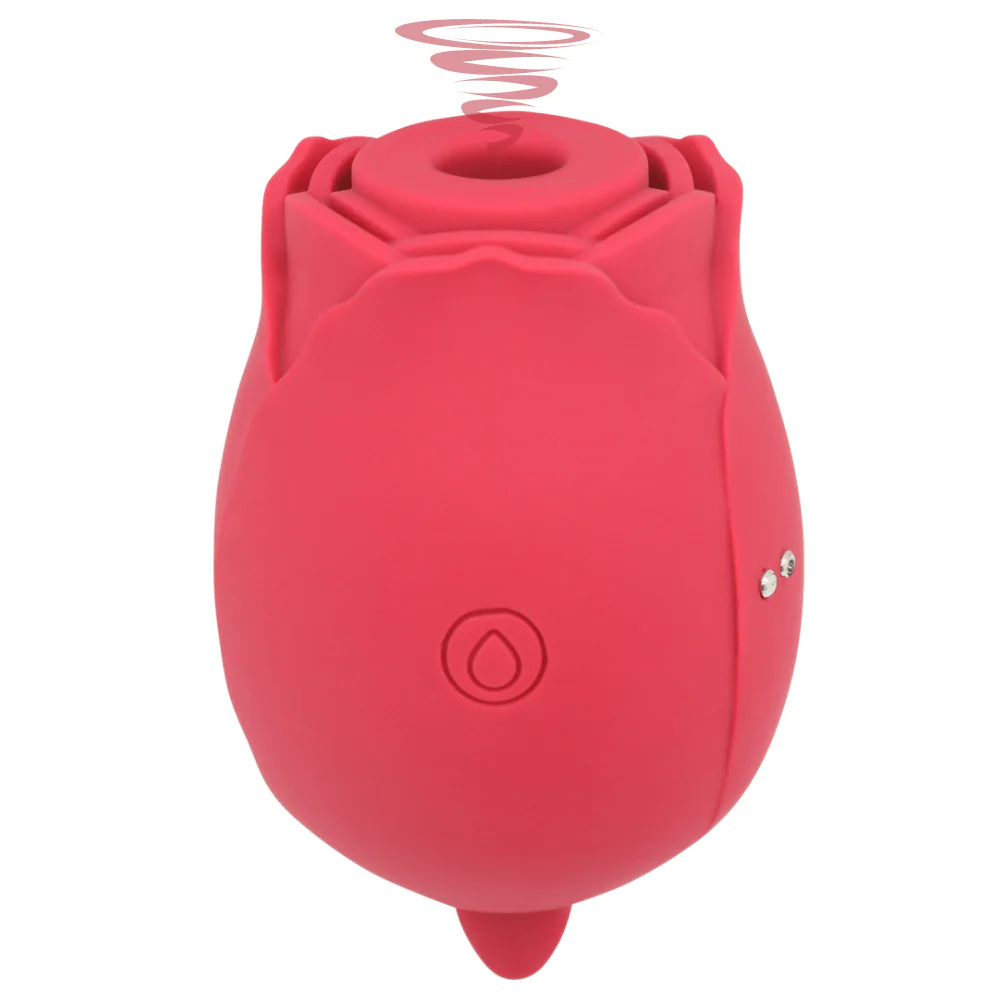The Rose Vibrator | Duo Flickering Tongue Licker & Clitoral Air Vibrator
