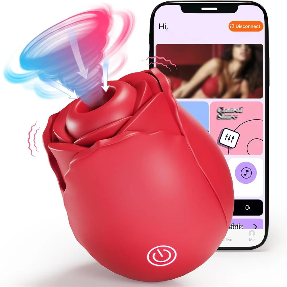 Rose Toy with Powerful Gentle Suction, App Control & Discreet Design – Quiet, Fun & Easy to Use