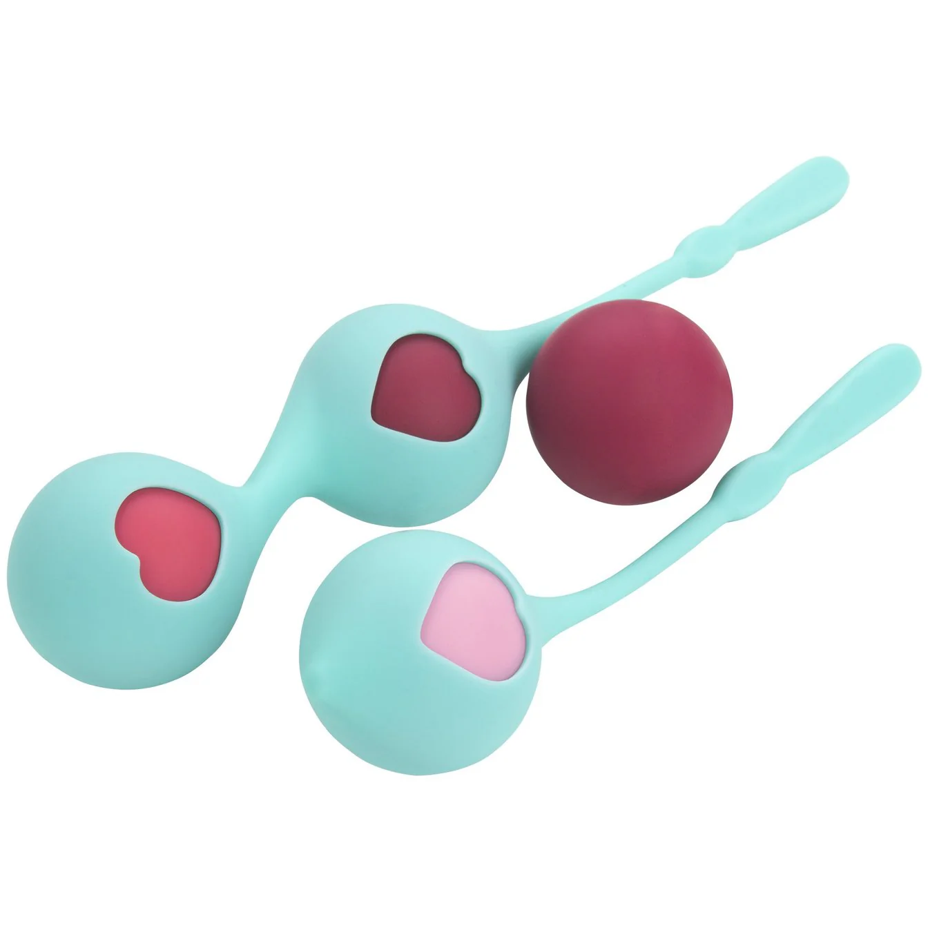 SORA Combination Duo Tone Kegel Ball and Pleasure Ball Exerciser Set