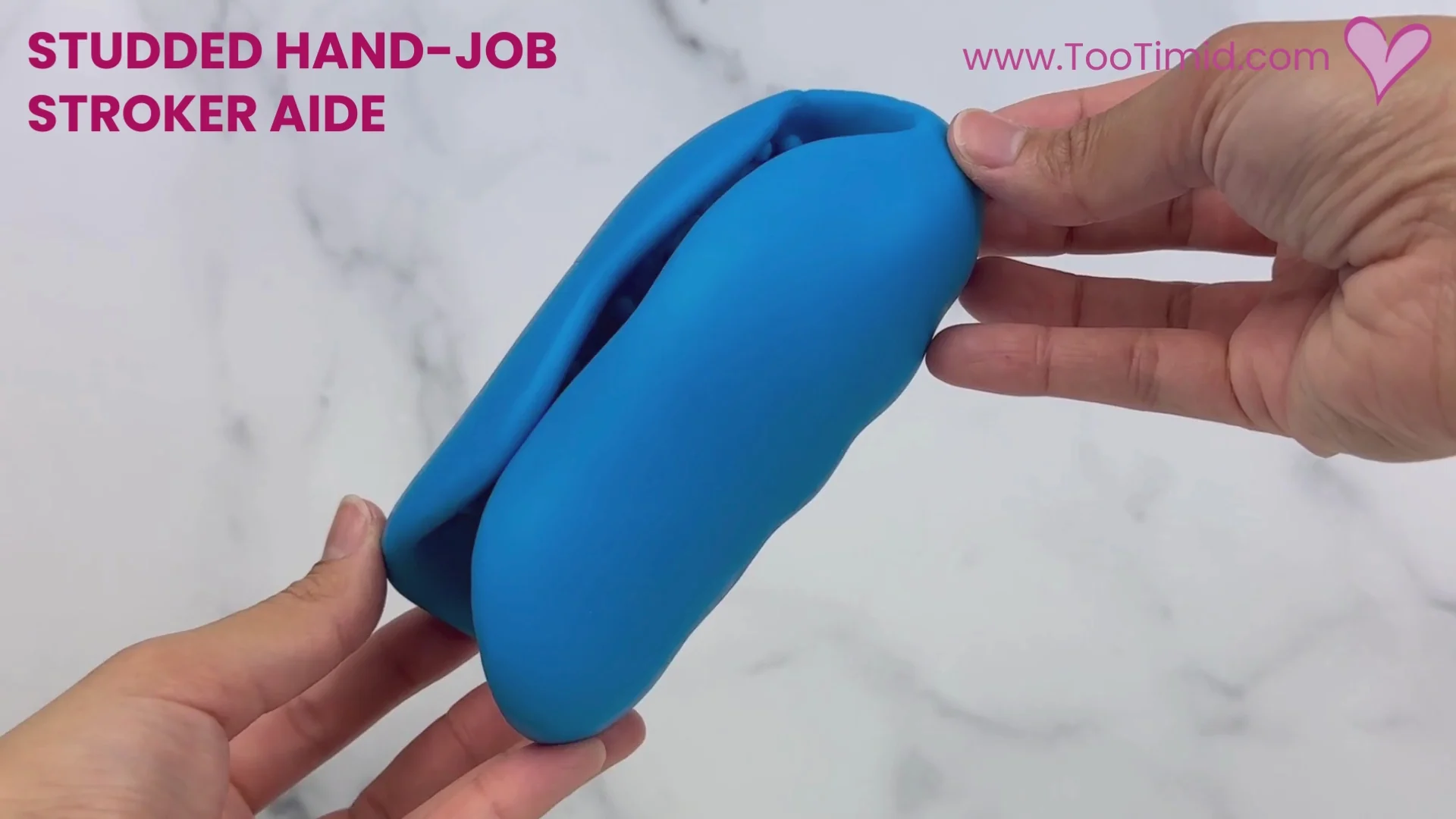 Studded Penis Gripper Hand Job Stroker Aide