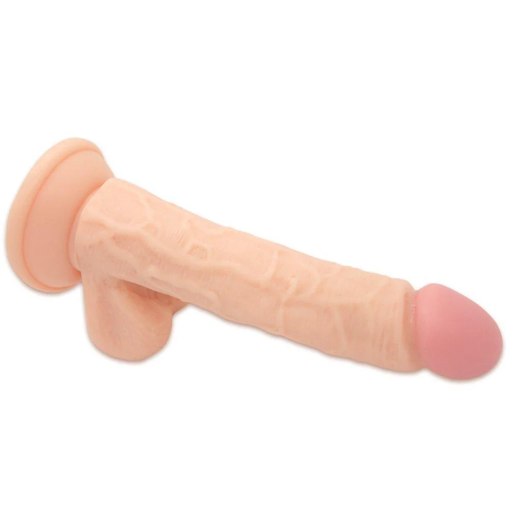 Realistic 8.5 Inch Vibrating Suction Cup Dildo