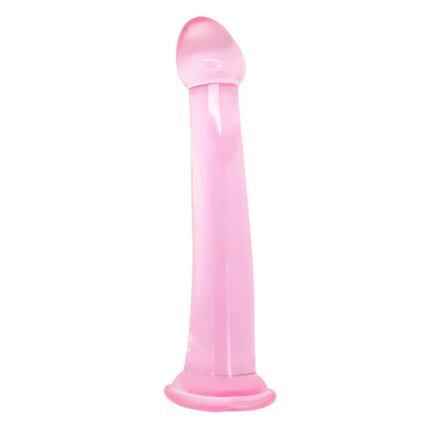 Curved G-Spot / P-Spot Penetration Jelly Dildo - 4 Different Size Options!