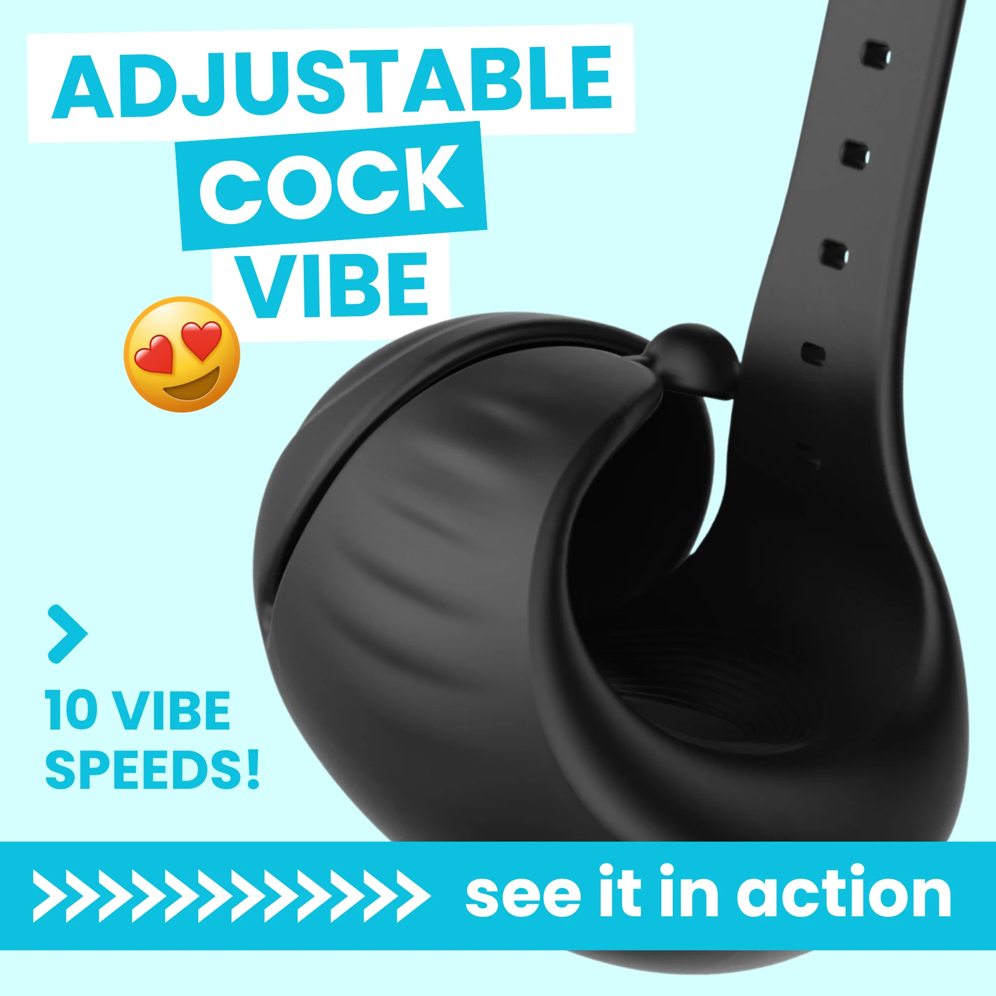 Wearable Hands-Free Vibrating Masturbator