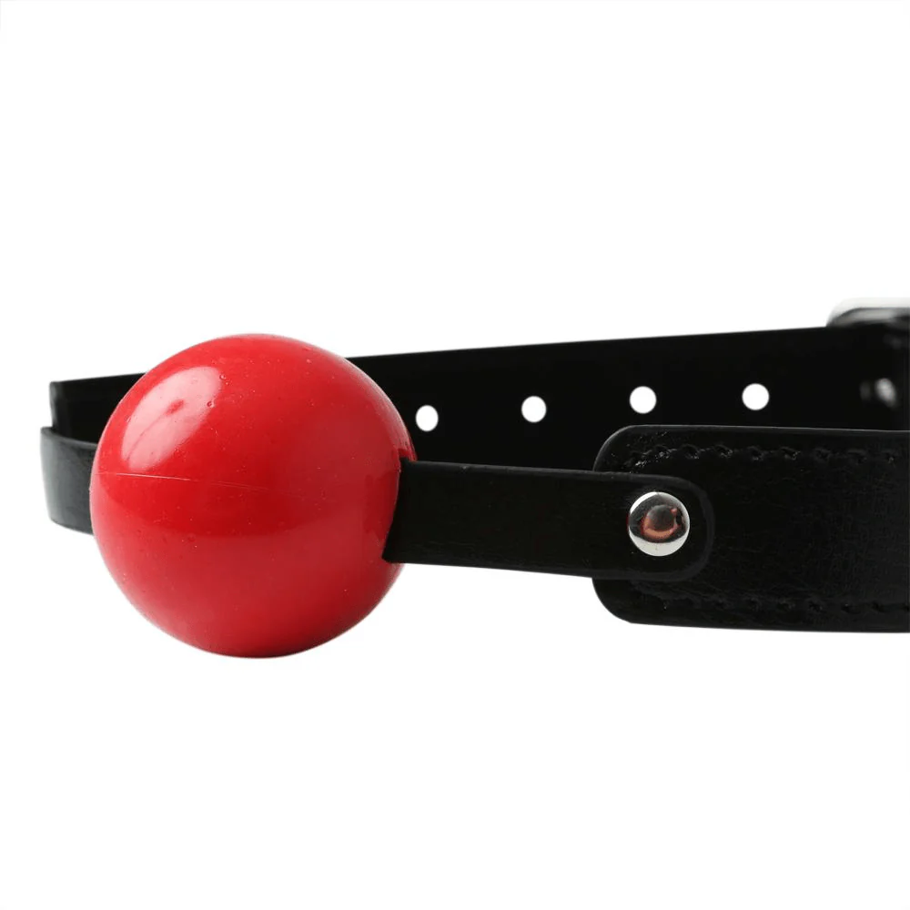 Sex And Mischief Solid Red Ball Gag