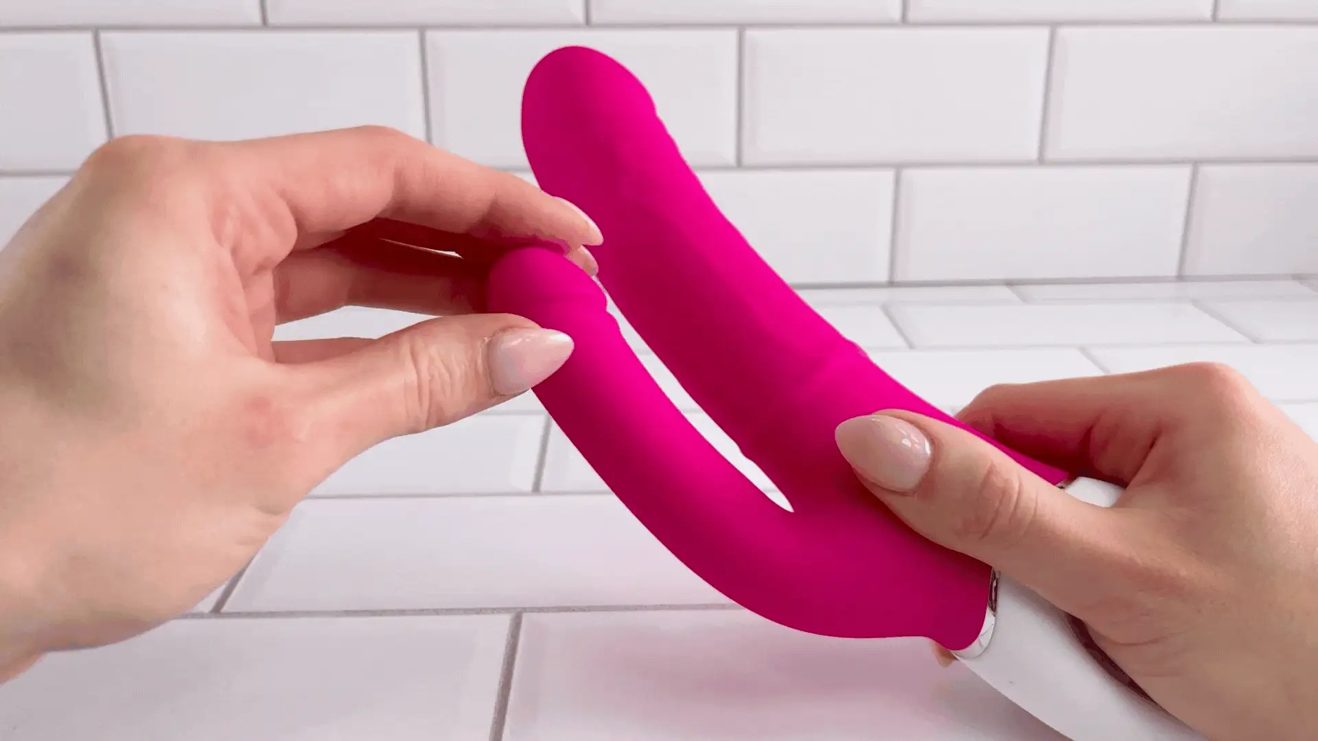 Waterproof Silicone Double Penetrating Vibe - Dual Motors!