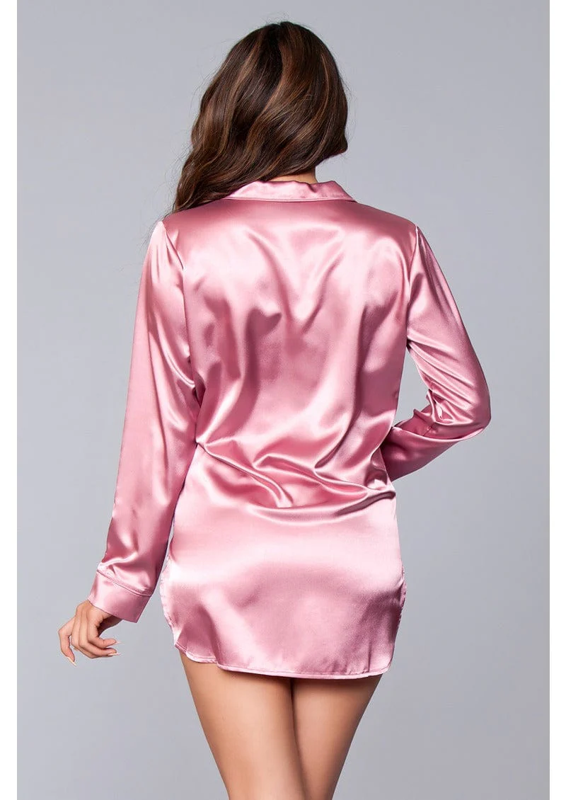 Kimberly Satin Sleepshirt