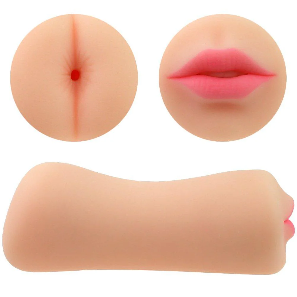 Dual Ended Masturbator - One End Has a Tight Ass!