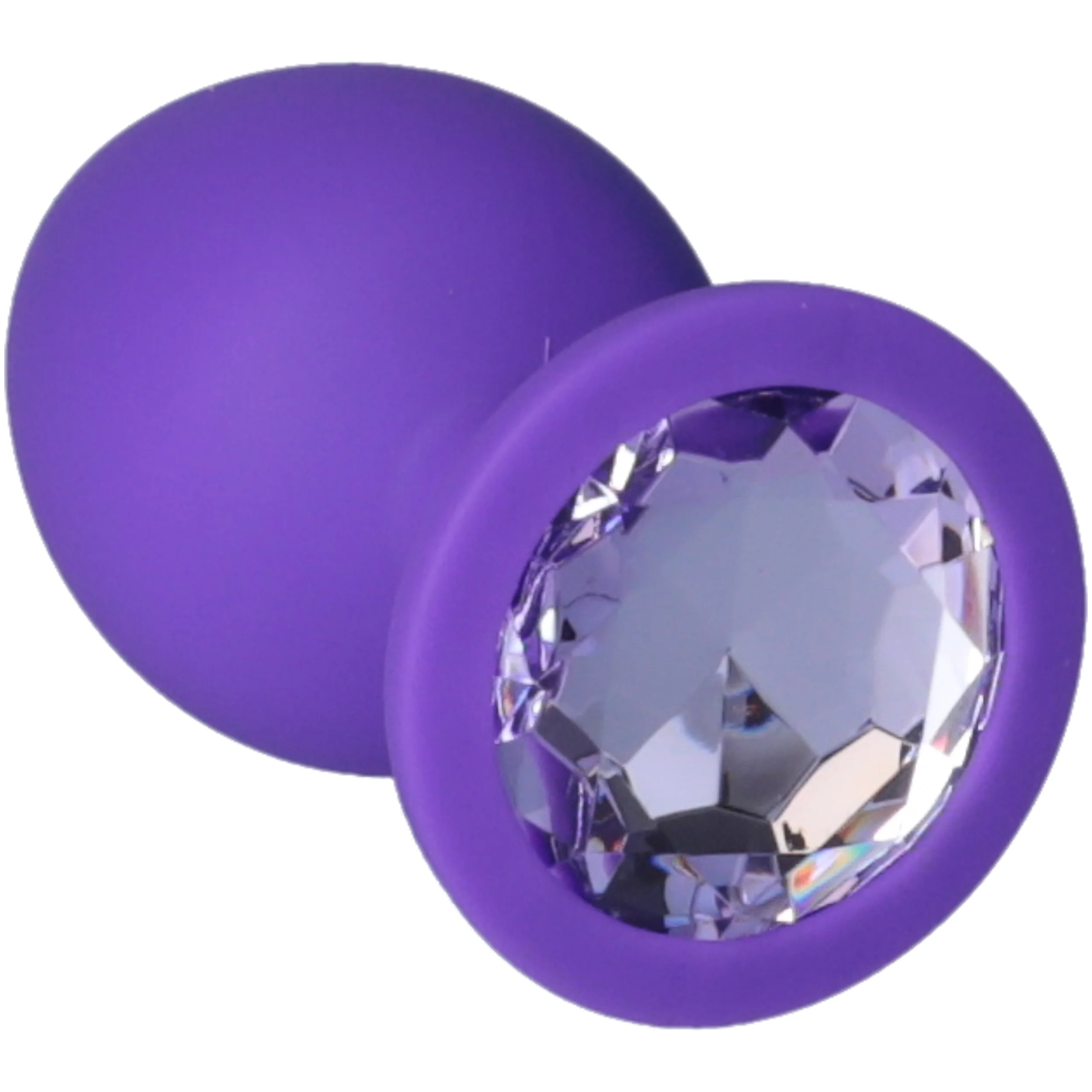 Silicone Jeweled Anal Plug - Available In 3 Sizes!