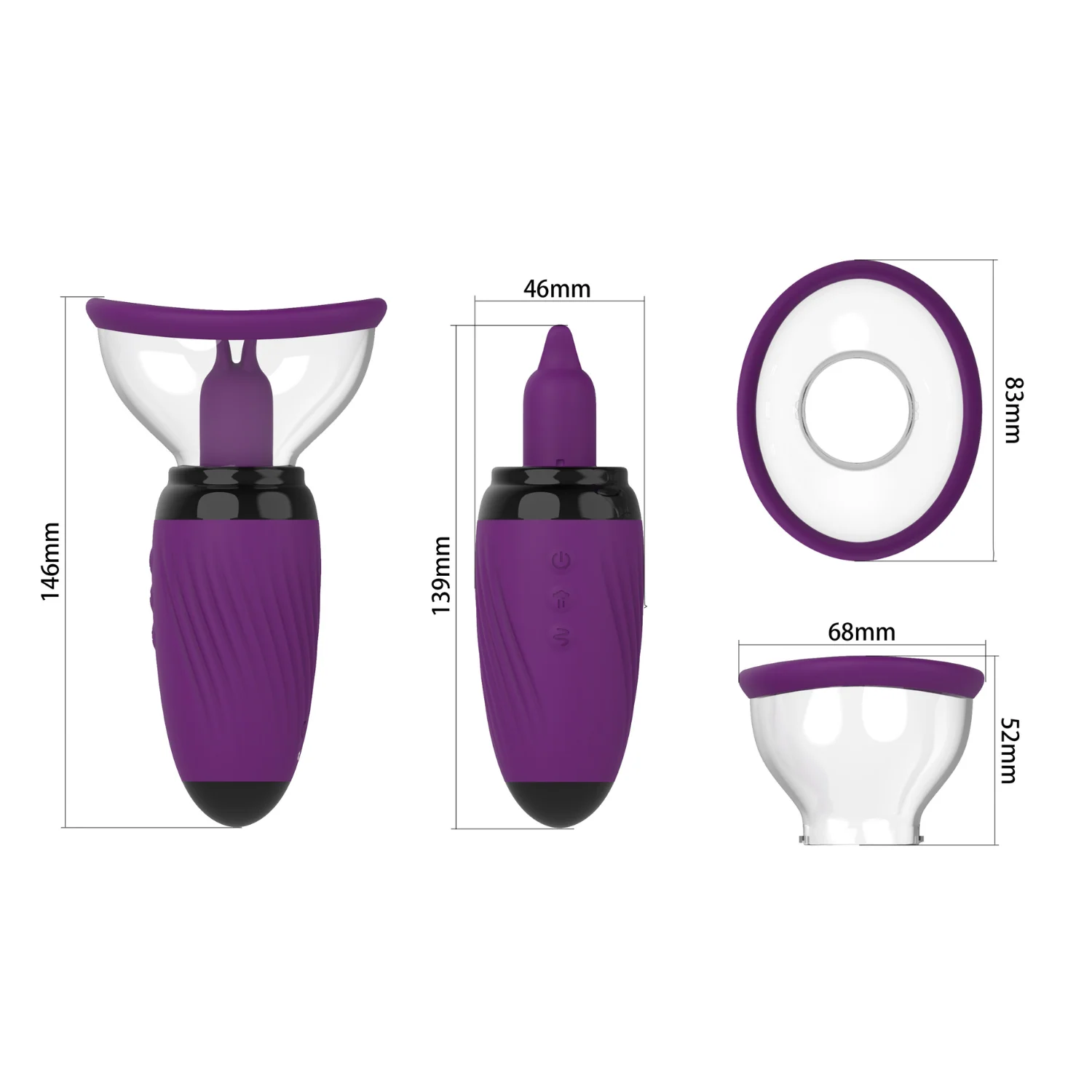 AROUSE Handheld Pussy Pump Clit Teaser