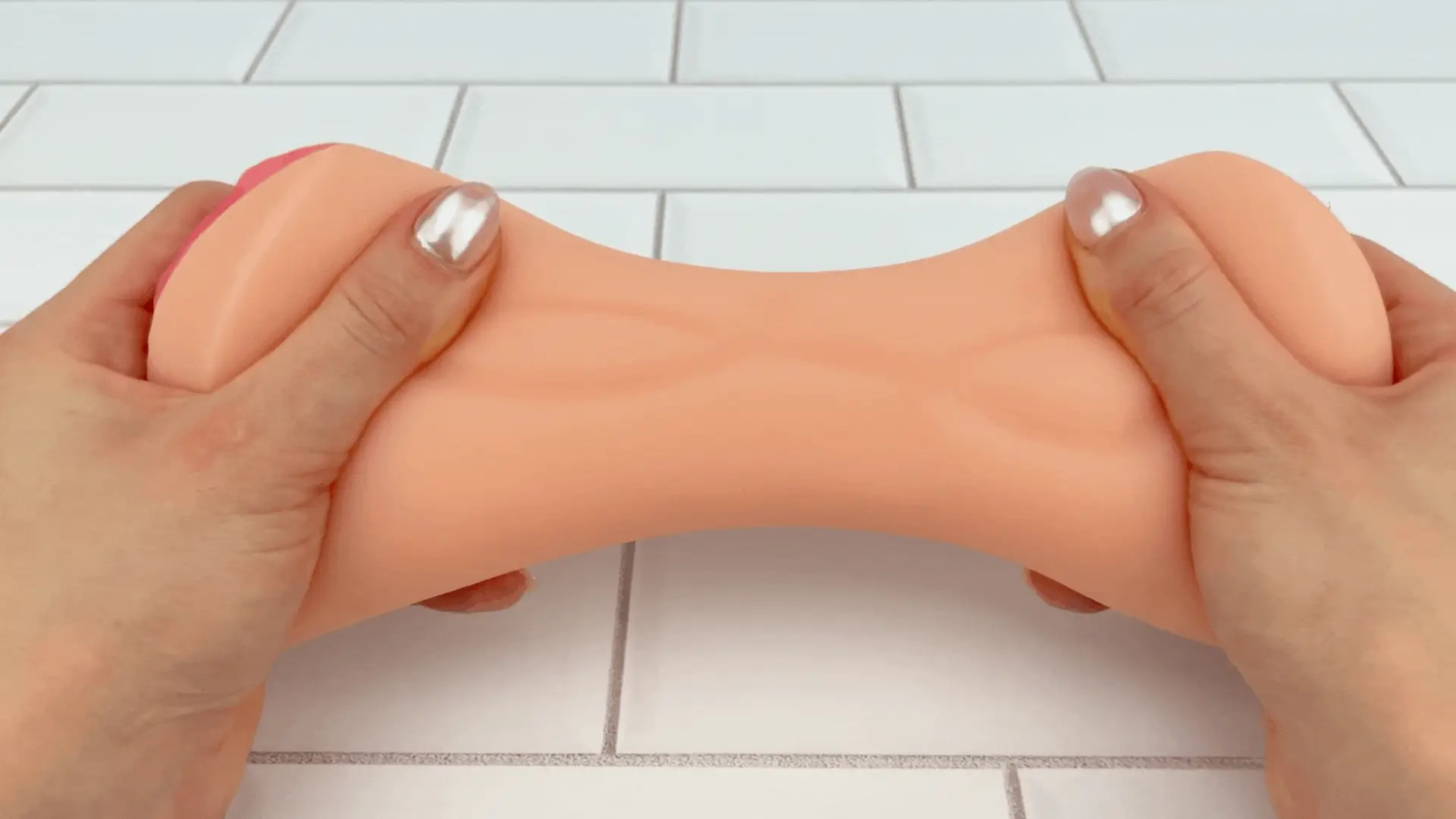 Dual Ended Stroking Sleeve - Tight Pussy and Ass!