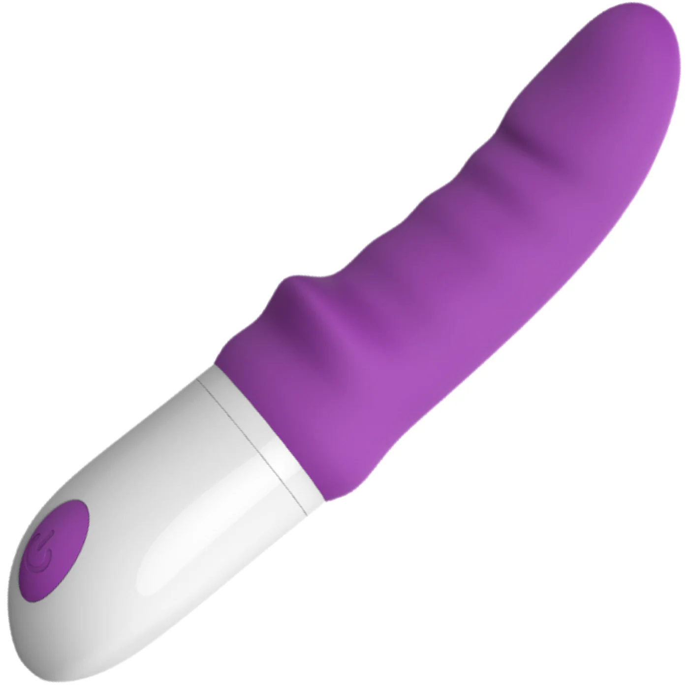 Beginner Rippled Silicone G-Spot Vibrator