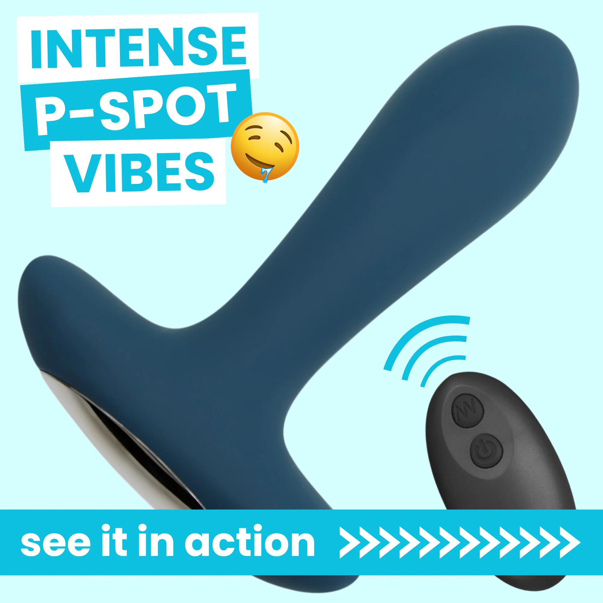 Perfect Plug Vibrating Silicone Anal Toy