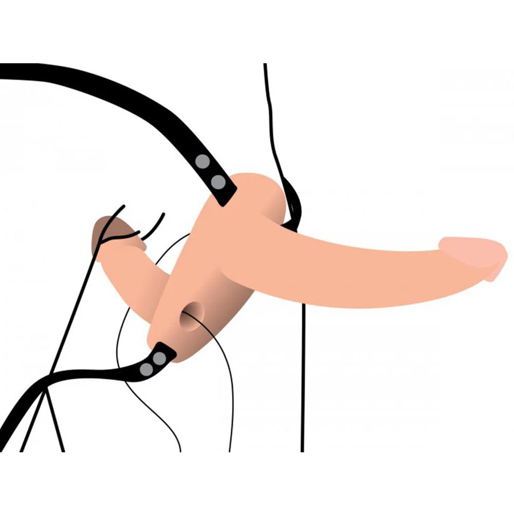 Power Pegger - Double Pleasure Vibrating Strap-On