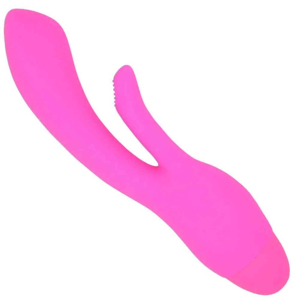 Silicone G-Spot Rabbit - Rubs Your Clit with Every Thrust!