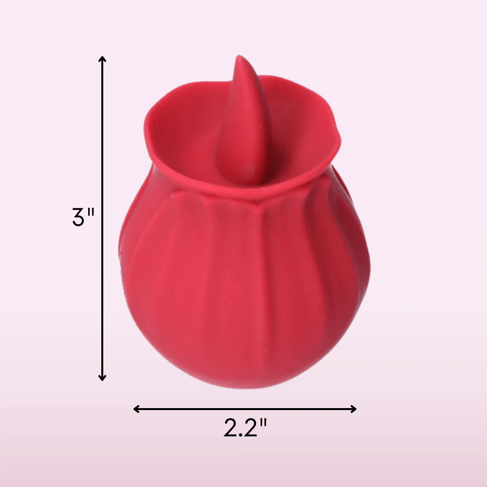 Bhava Rechargeable Flickering Tongue Rose | Clit Licking Stimulator