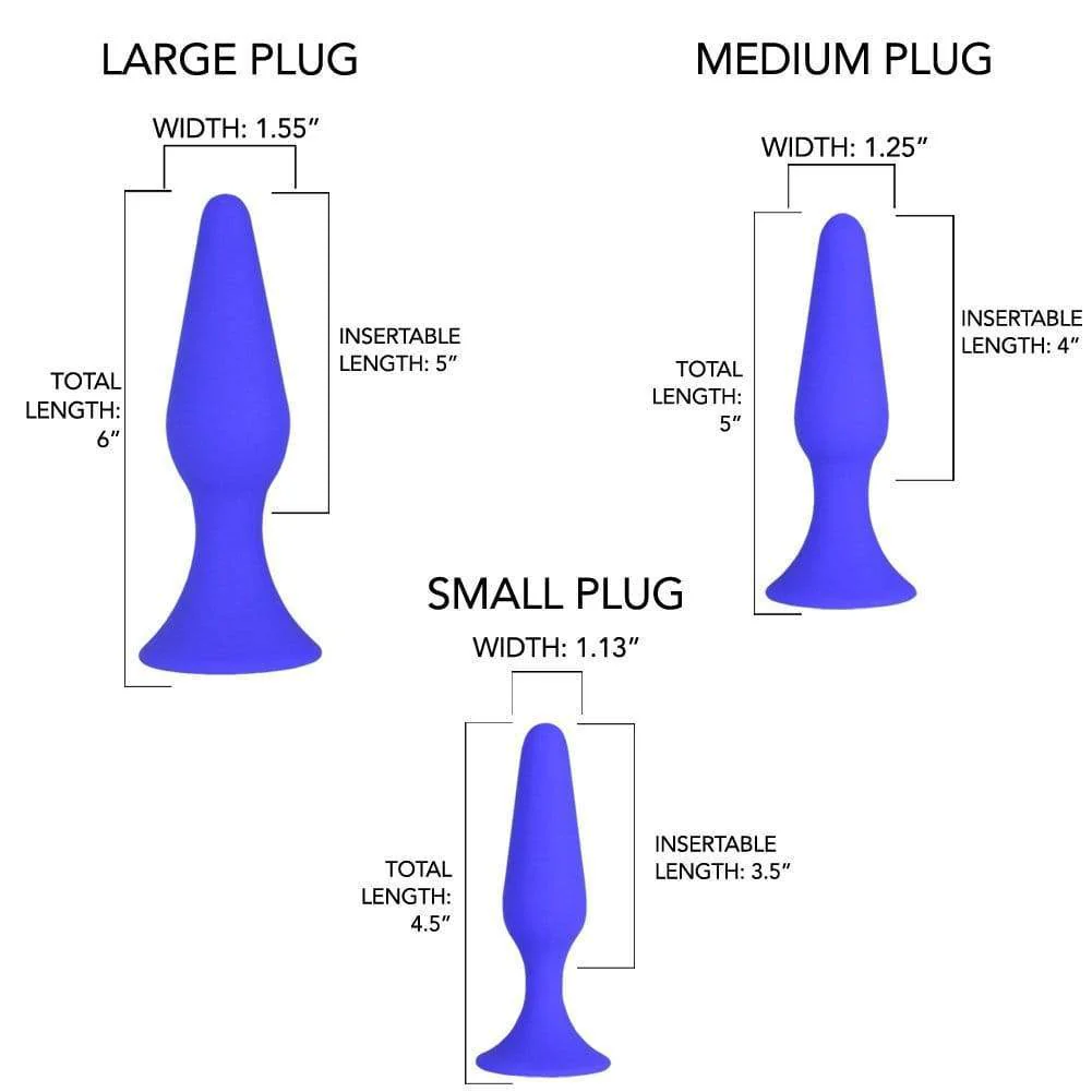Silicone Anal Plug Kit