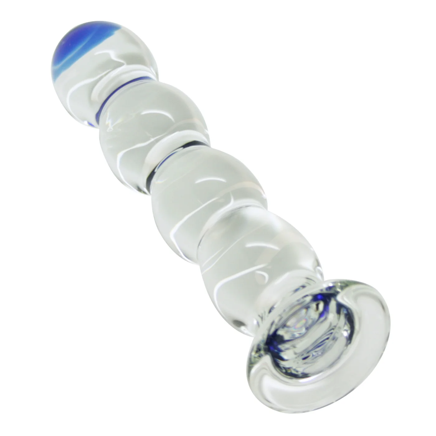 Beaded Glass Dildo - Great For G-Spot Or P-Spot Stimulation!