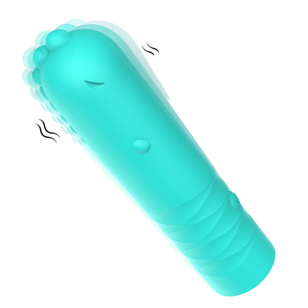 Beaded Vibrating Bullet - Powerful Clit Stimulator!