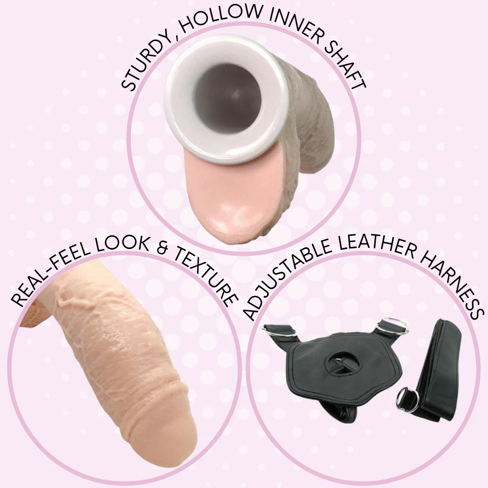 Extreme EXTRA-Large Hollow Strap-On