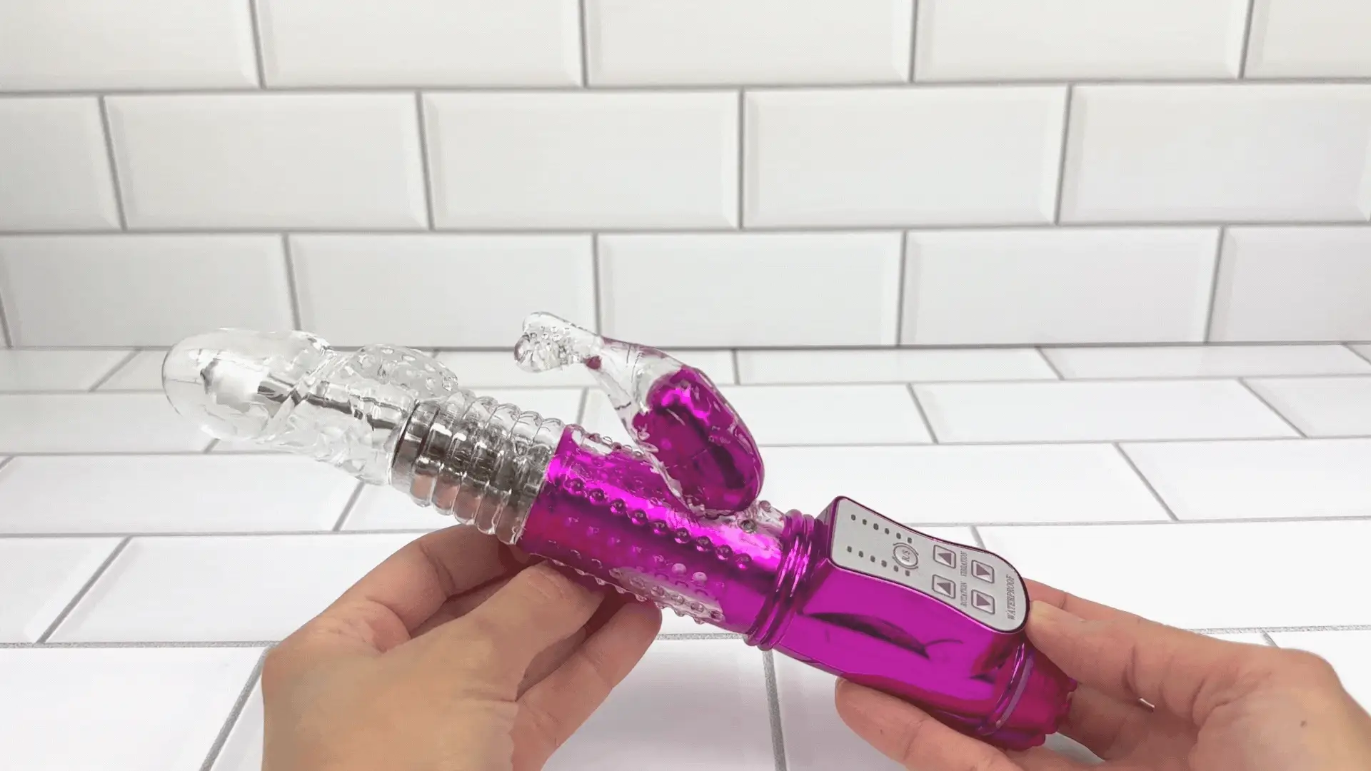 Rotating Dual-Action Vibrator