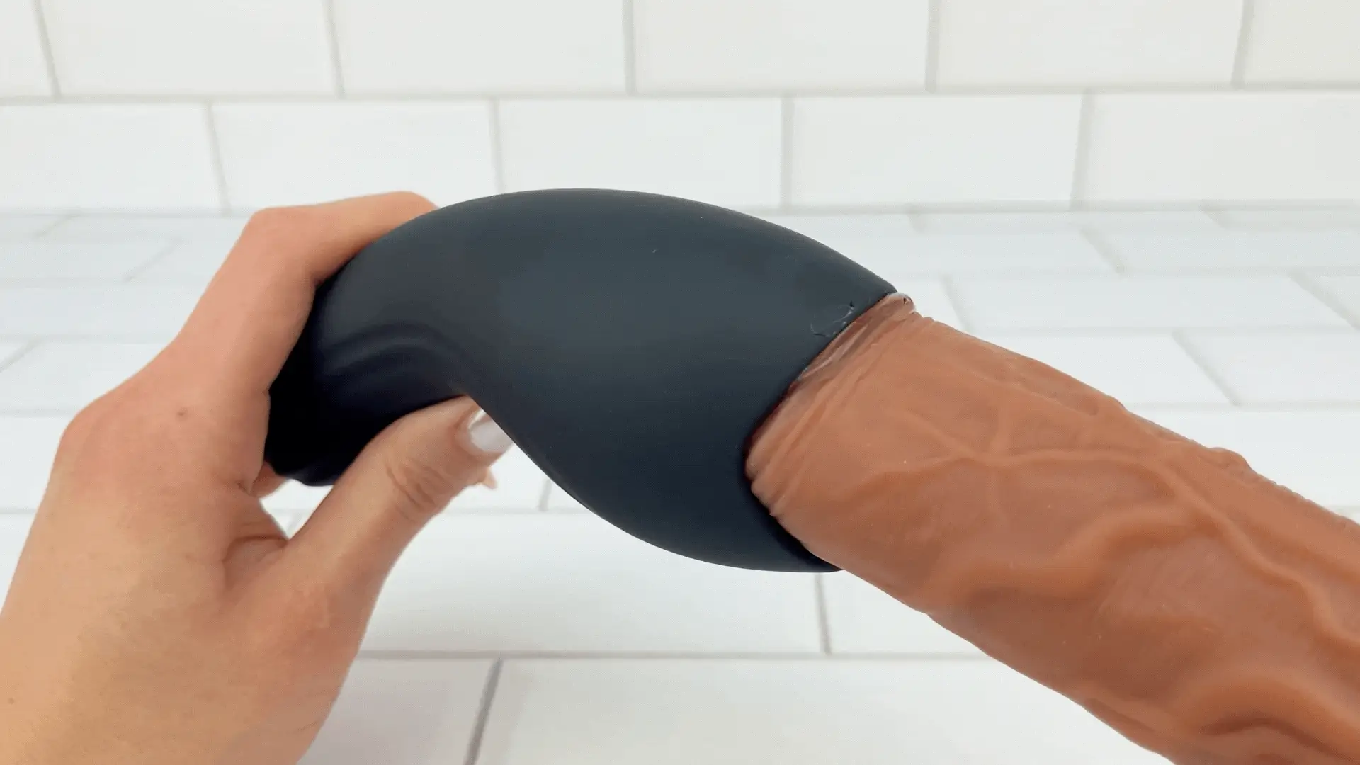 Vibrating Penis Tip Massager - F-Spot Stimulation!