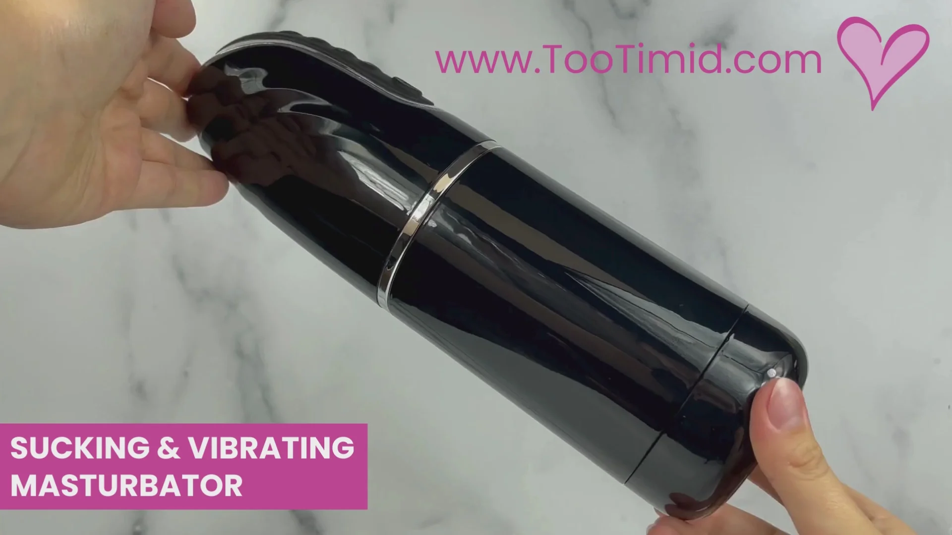 The Vortex Sucking and Vibrating Masturbator - It Moans!