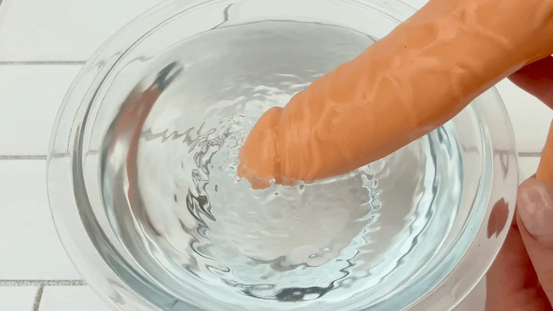 Clit Stimulating Dual Penetration Vibrating Dildo