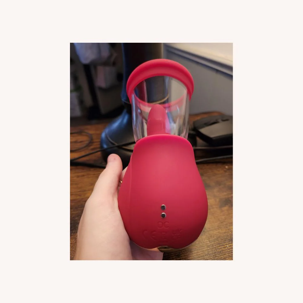 Rose Tongue Pump – Clit & Nipple Stimulator, 5 Lick + 4 Sucking Modes, Quiet & Easy Clean