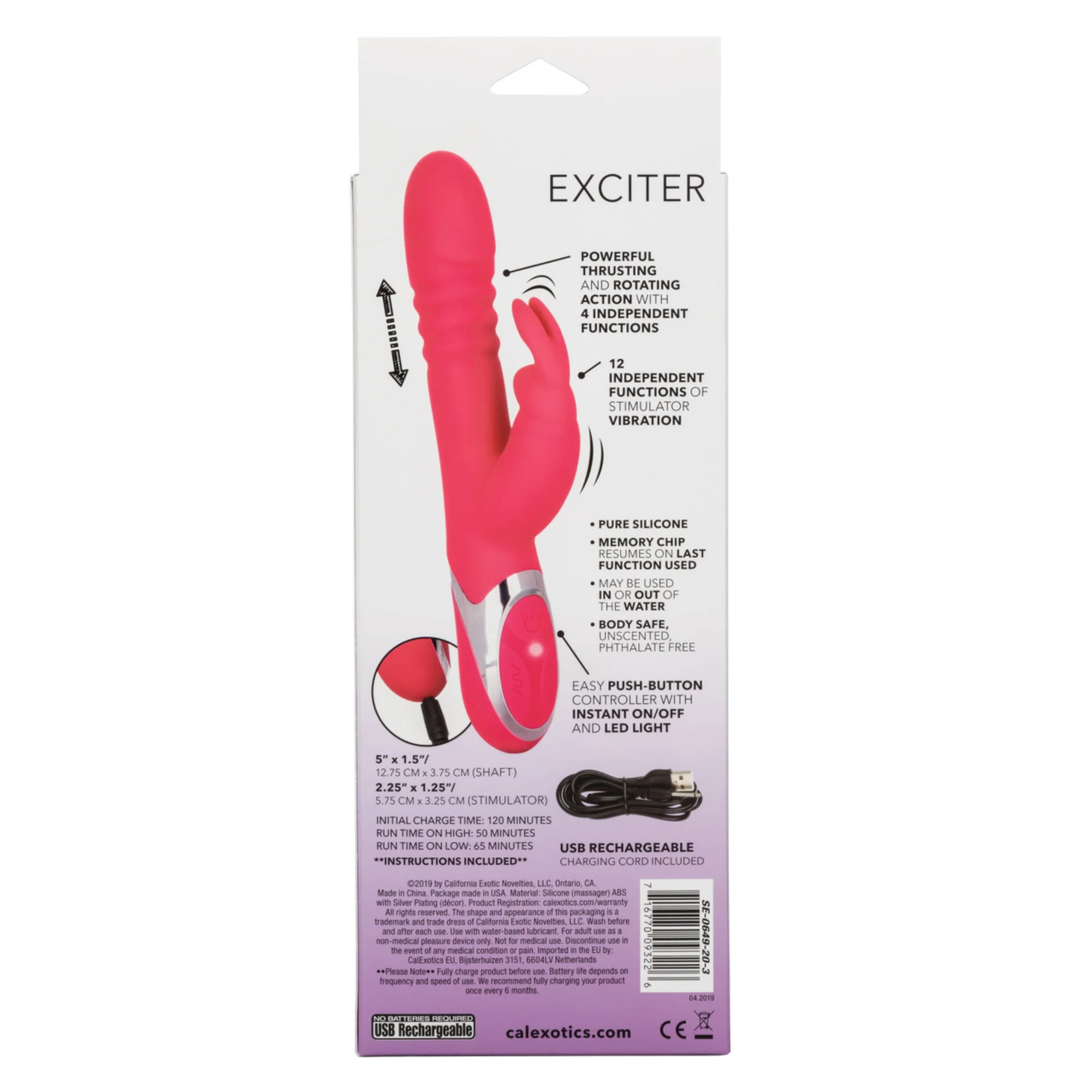 Enchanted Exciter Thrusting Rabbit Vibrator
