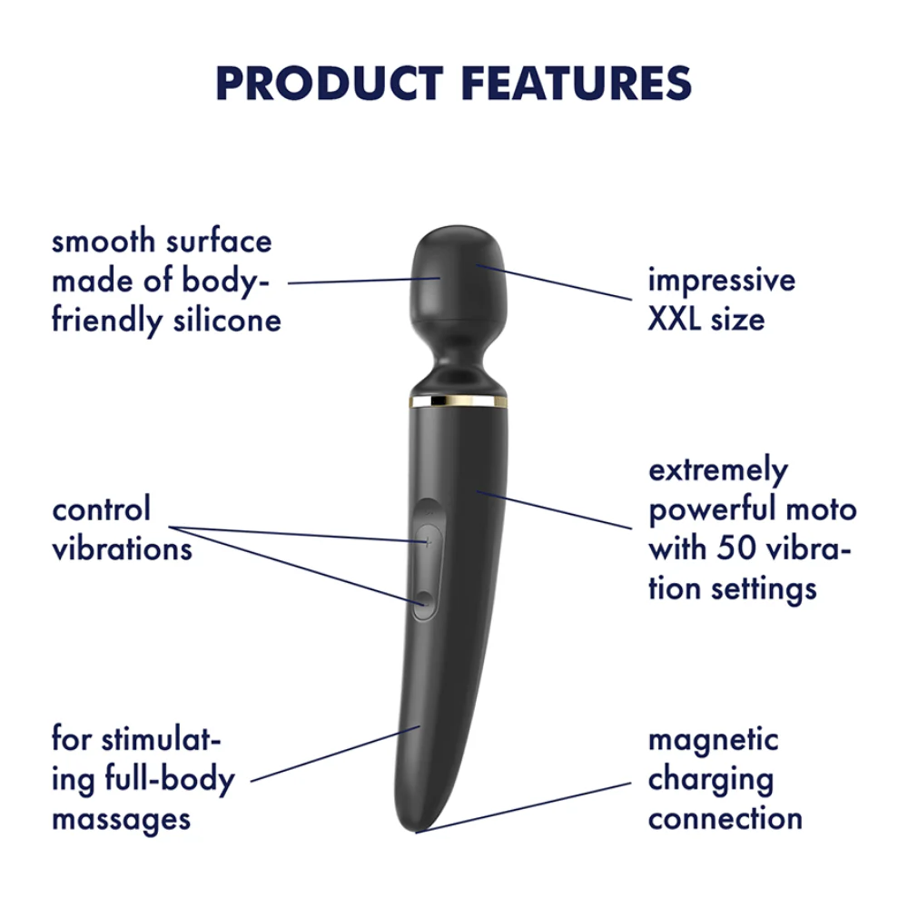 Satisfyer Wand-er Woman Silicone Rechargeable Massager