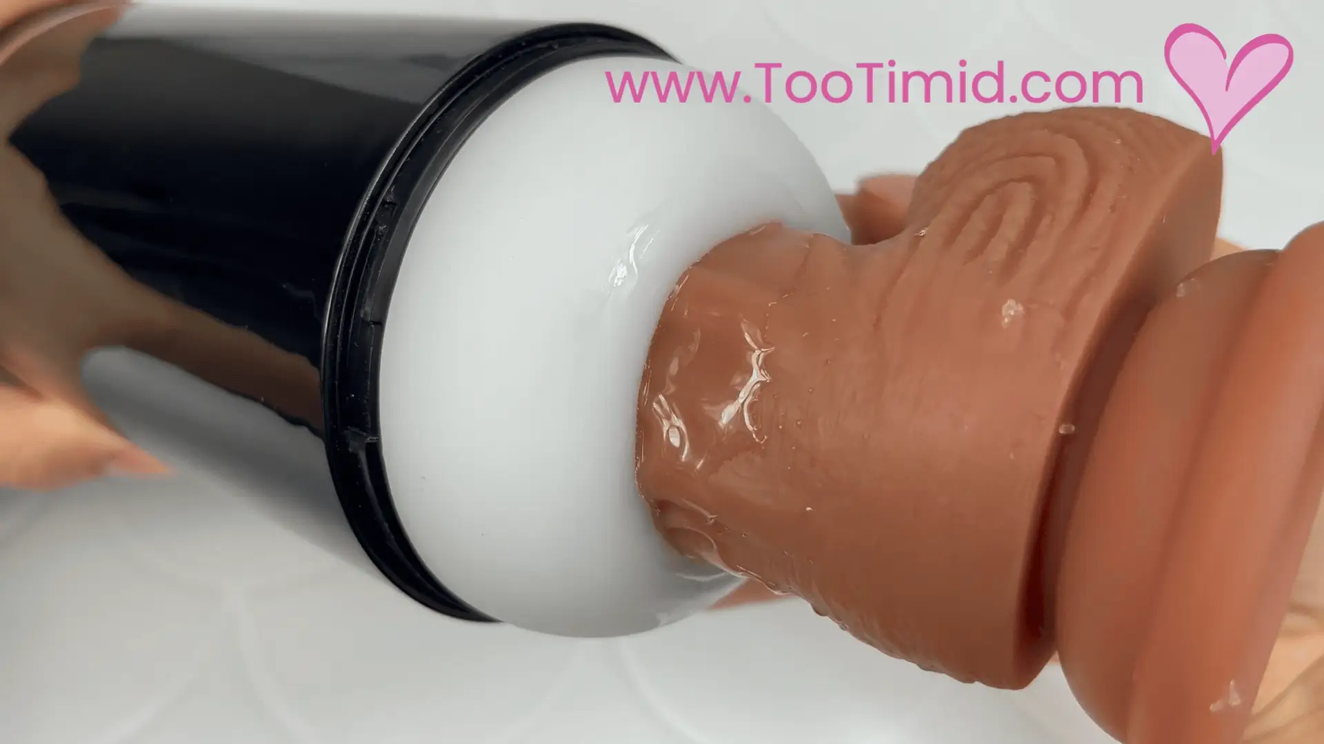 The Vortex Sucking and Vibrating Masturbator - It Moans!