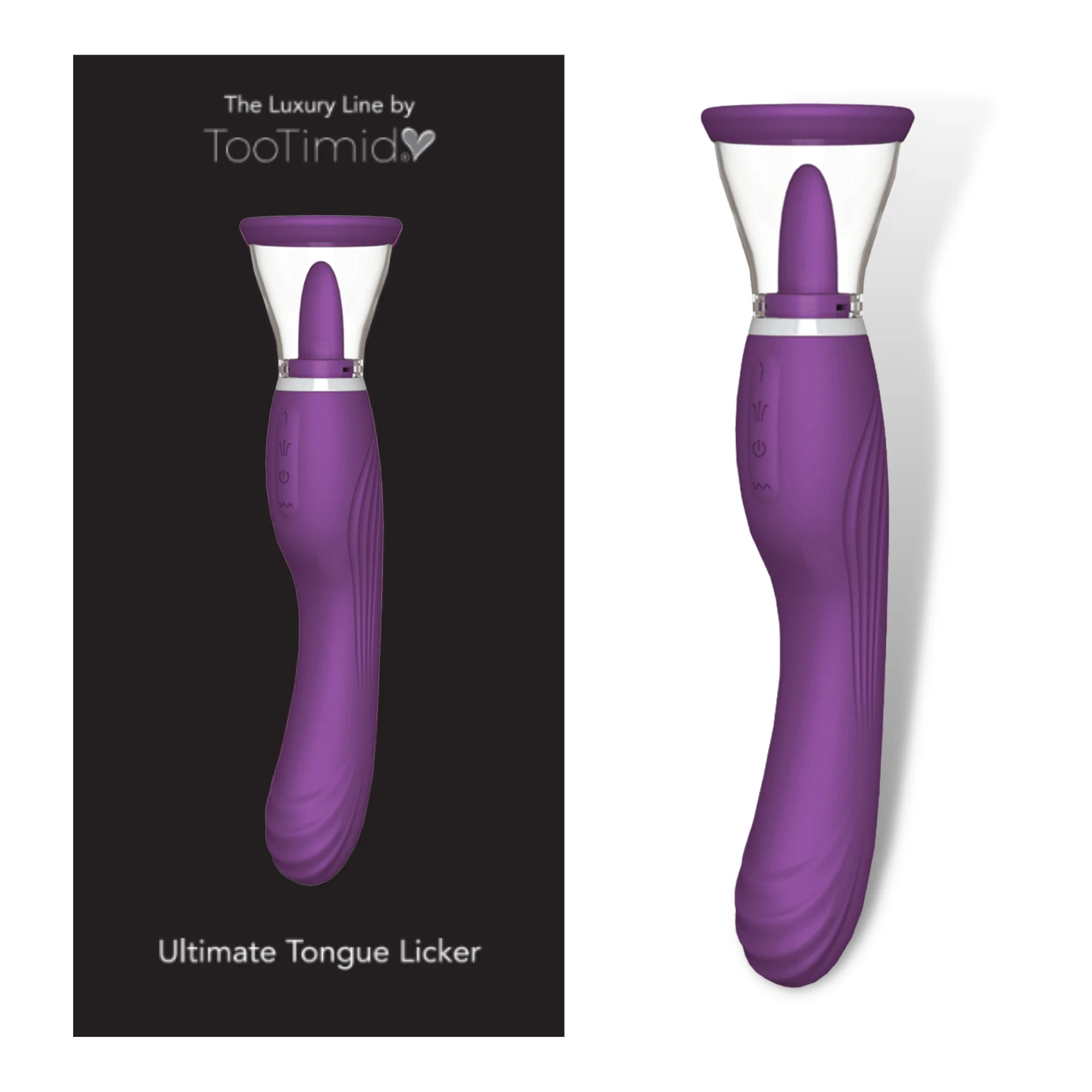 Ultimate Tongue Licker - Powerful Dual-Ended Vibrator & Sucking Tongue!