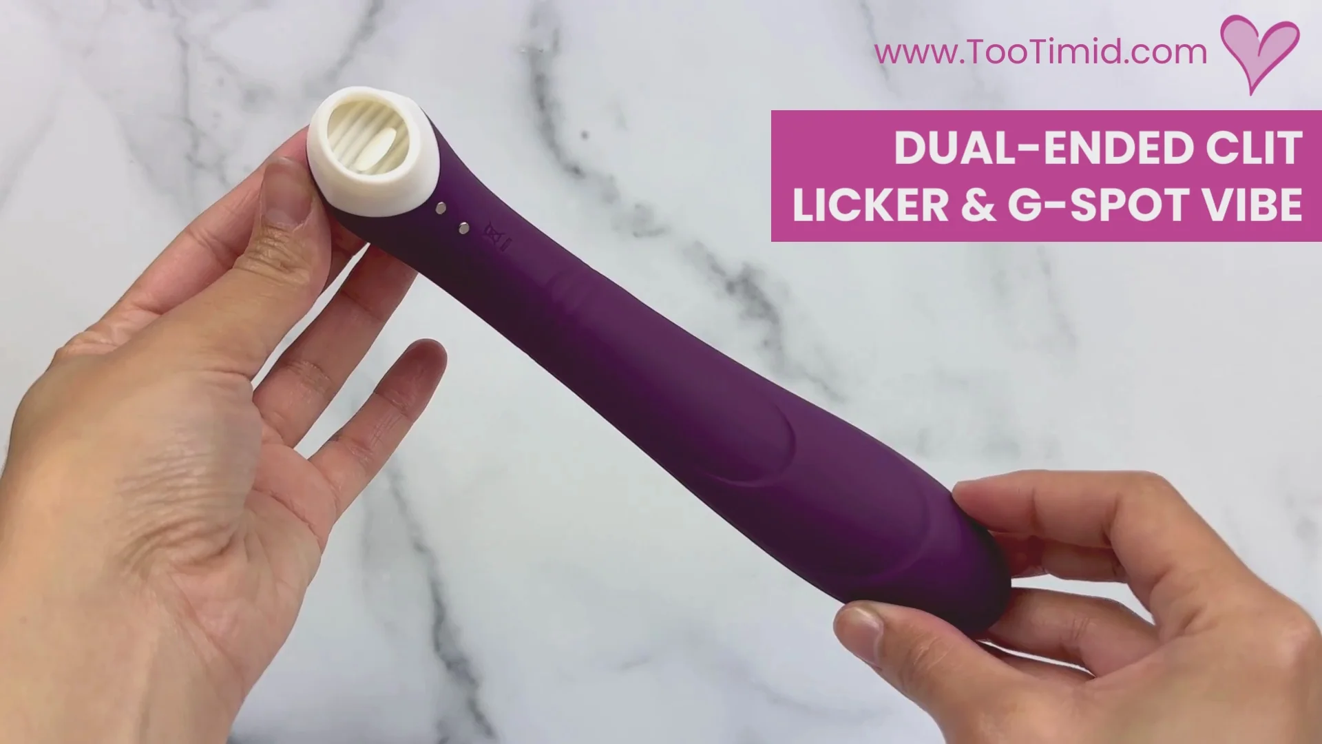 Adore Dual-Ended Clit Licking Tongue Toy: Oral Sex On Demand