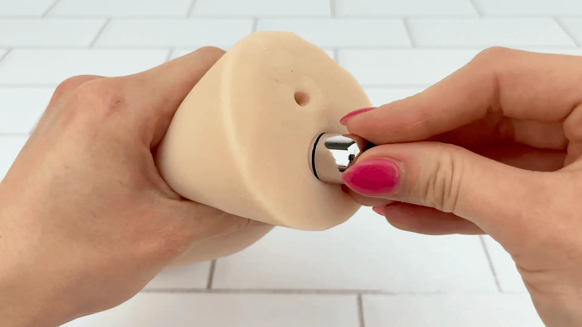 Realistic Stroker Sleeve - Open-ended Design Can Handle Any Size!