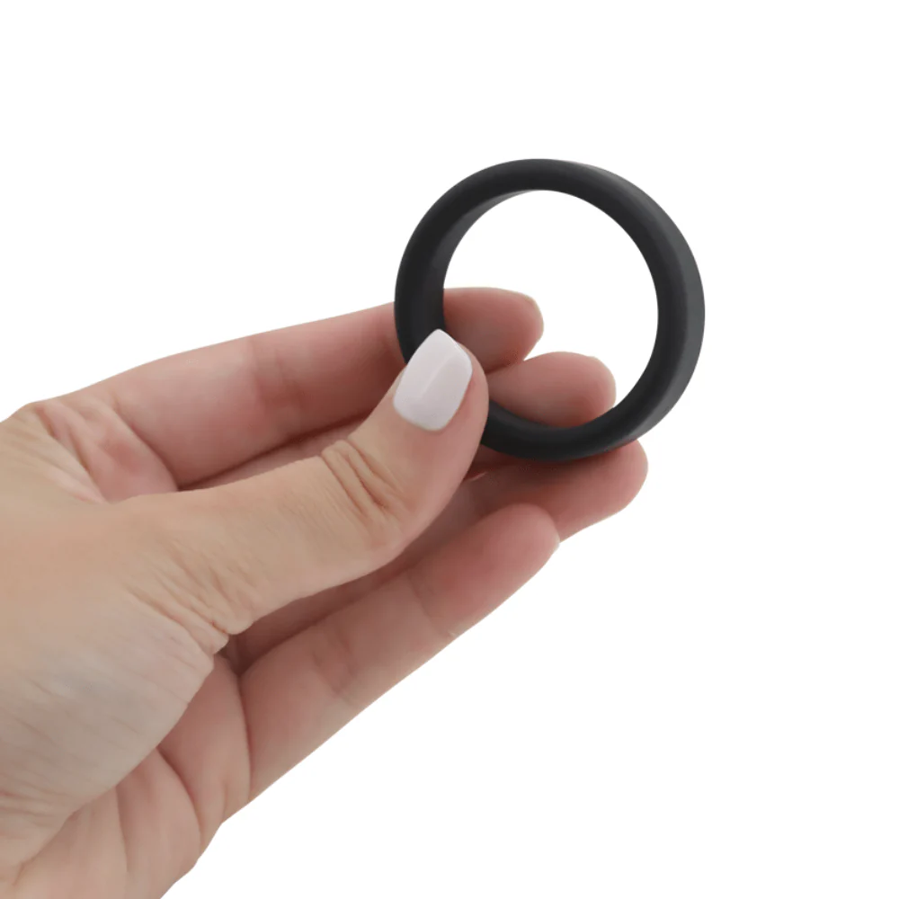 Pure Silicone Thick Erection Enhancement Cock Ring