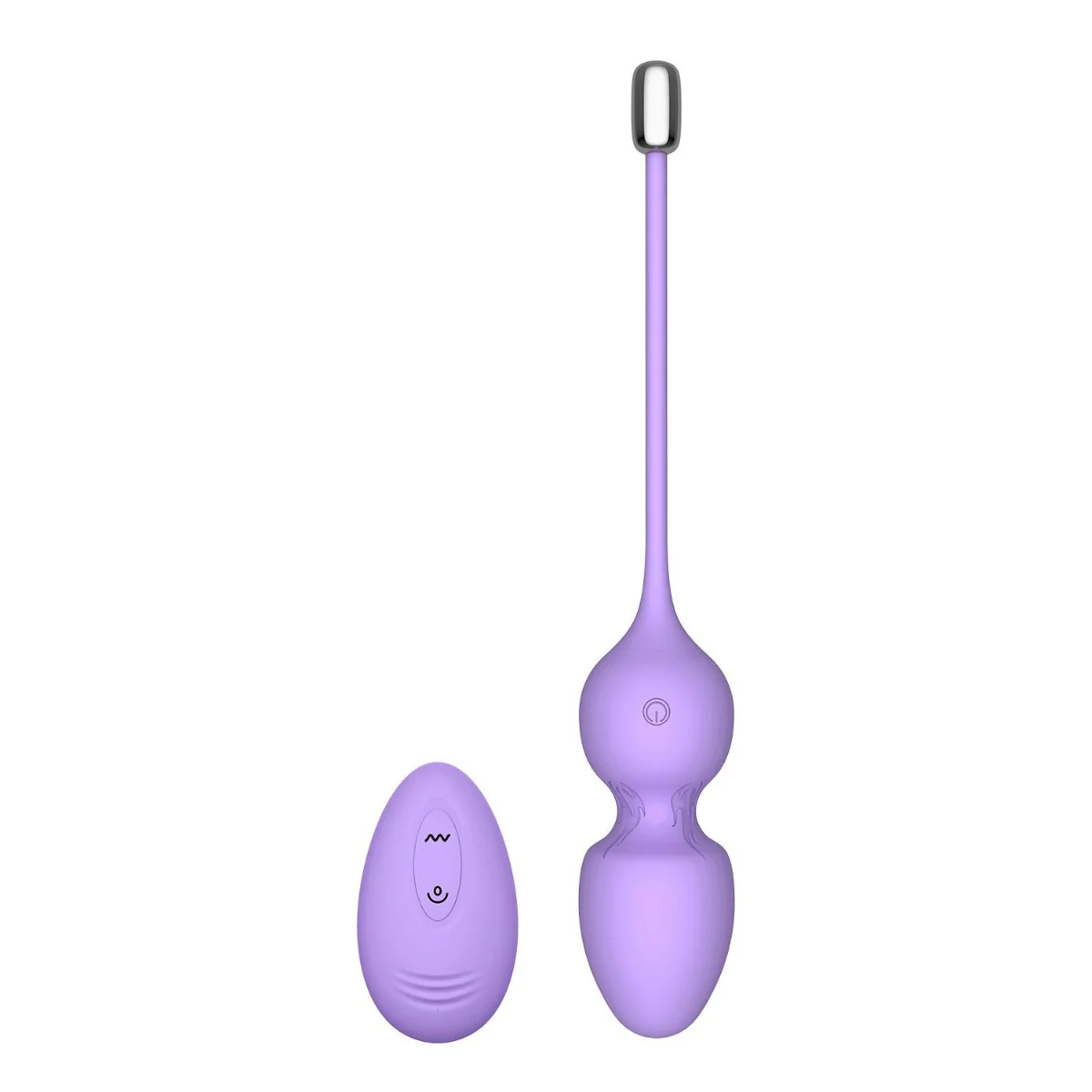 The Menina - Bouncing and Rolling Silicone Vibrating Kegel Exerciser with Remote