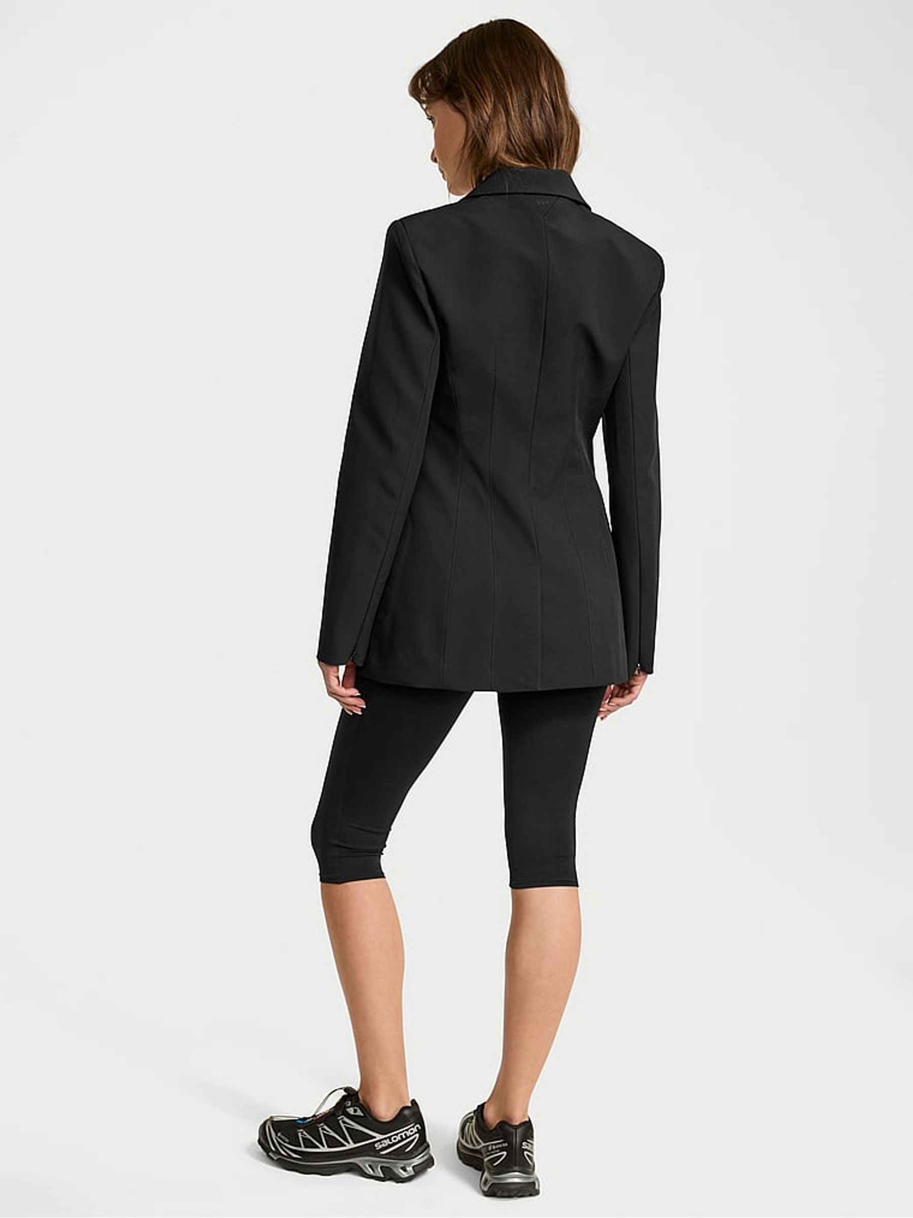Black Nylon Blazer