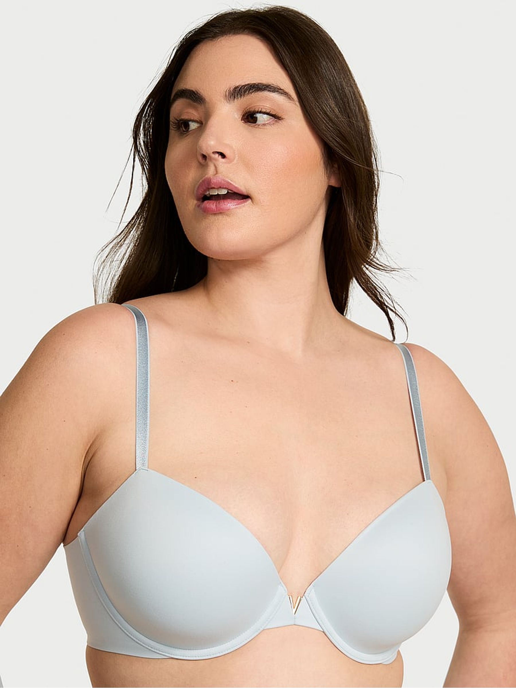 Palest Blue Lightly Lined Demi Bra