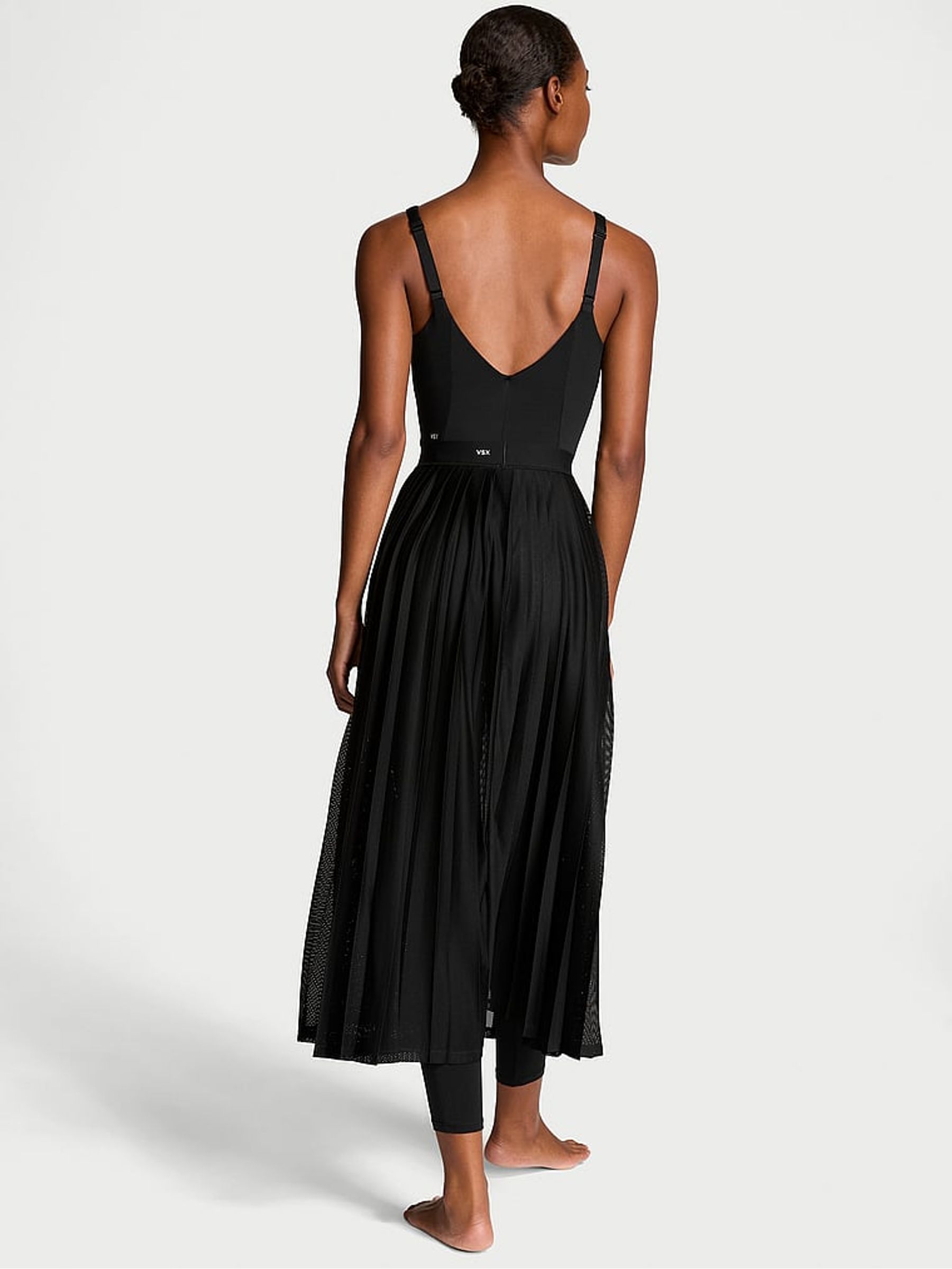 Black Elevate™ Mesh Ballet Skirt