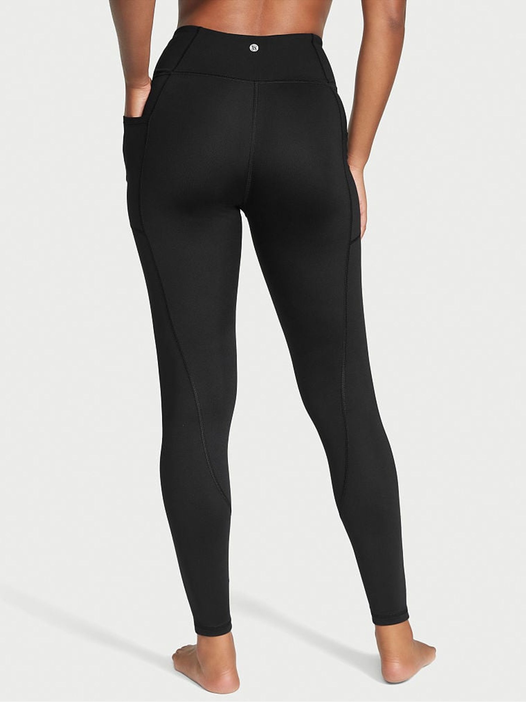 Black Regular Essential Pocket Leggings