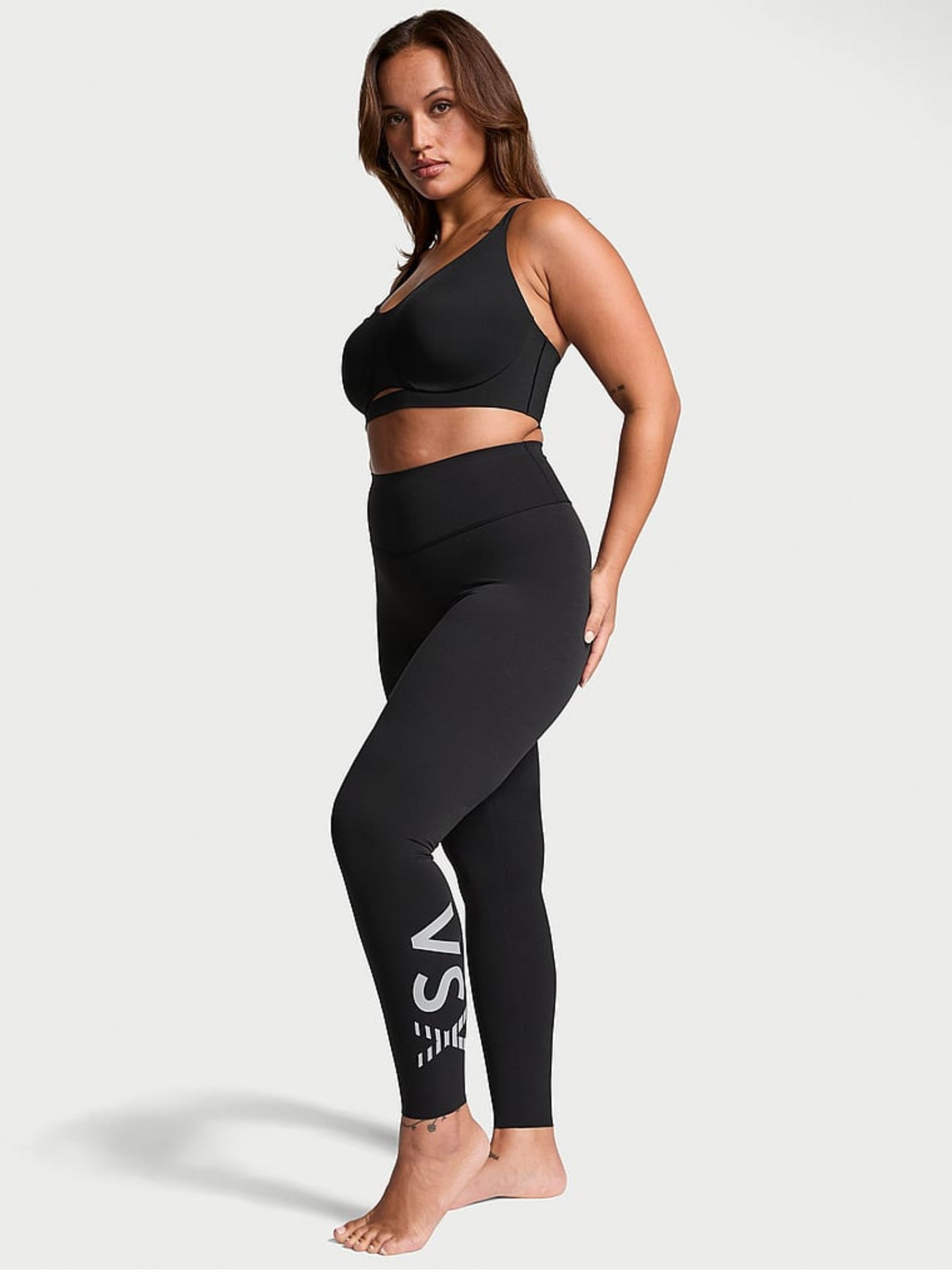 Black Graphic Full Length Elevate™ Leggings