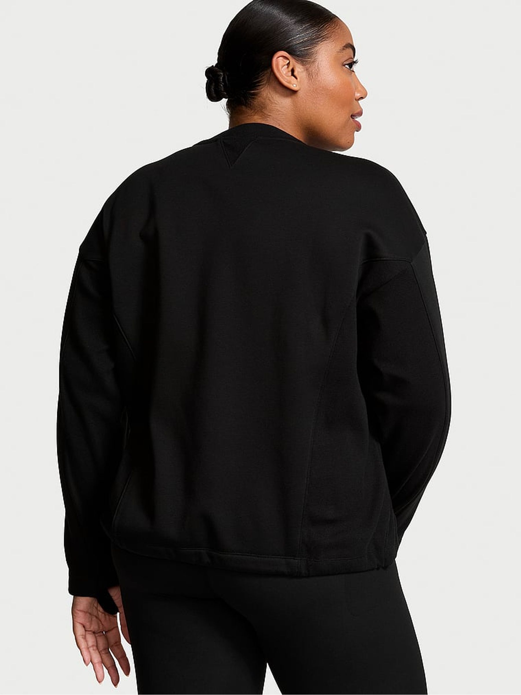 Black Fleece Crewneck Sweatshirt