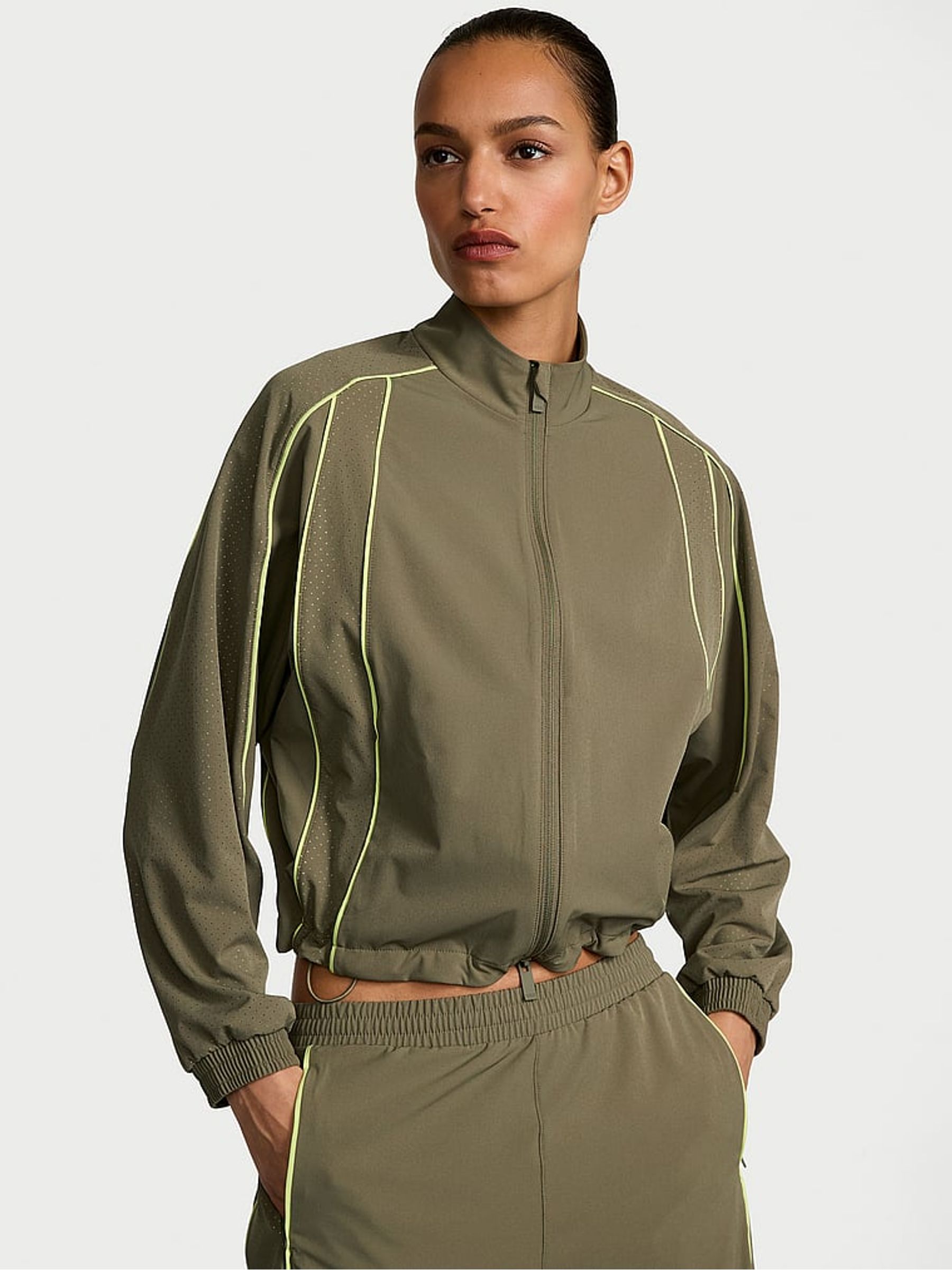 Desert Cactus Green ActiveFlex Full Zip Jacket