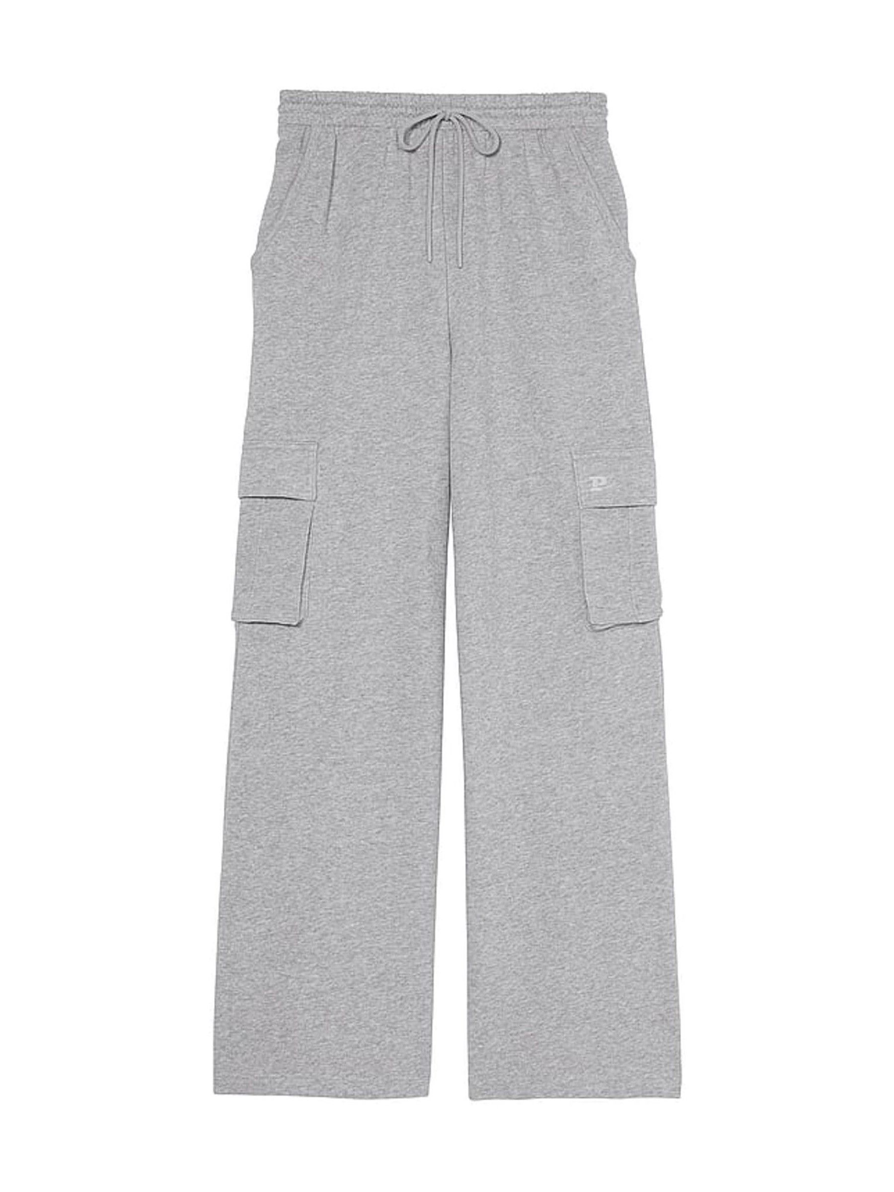 Grey Heather Cargo Joggers