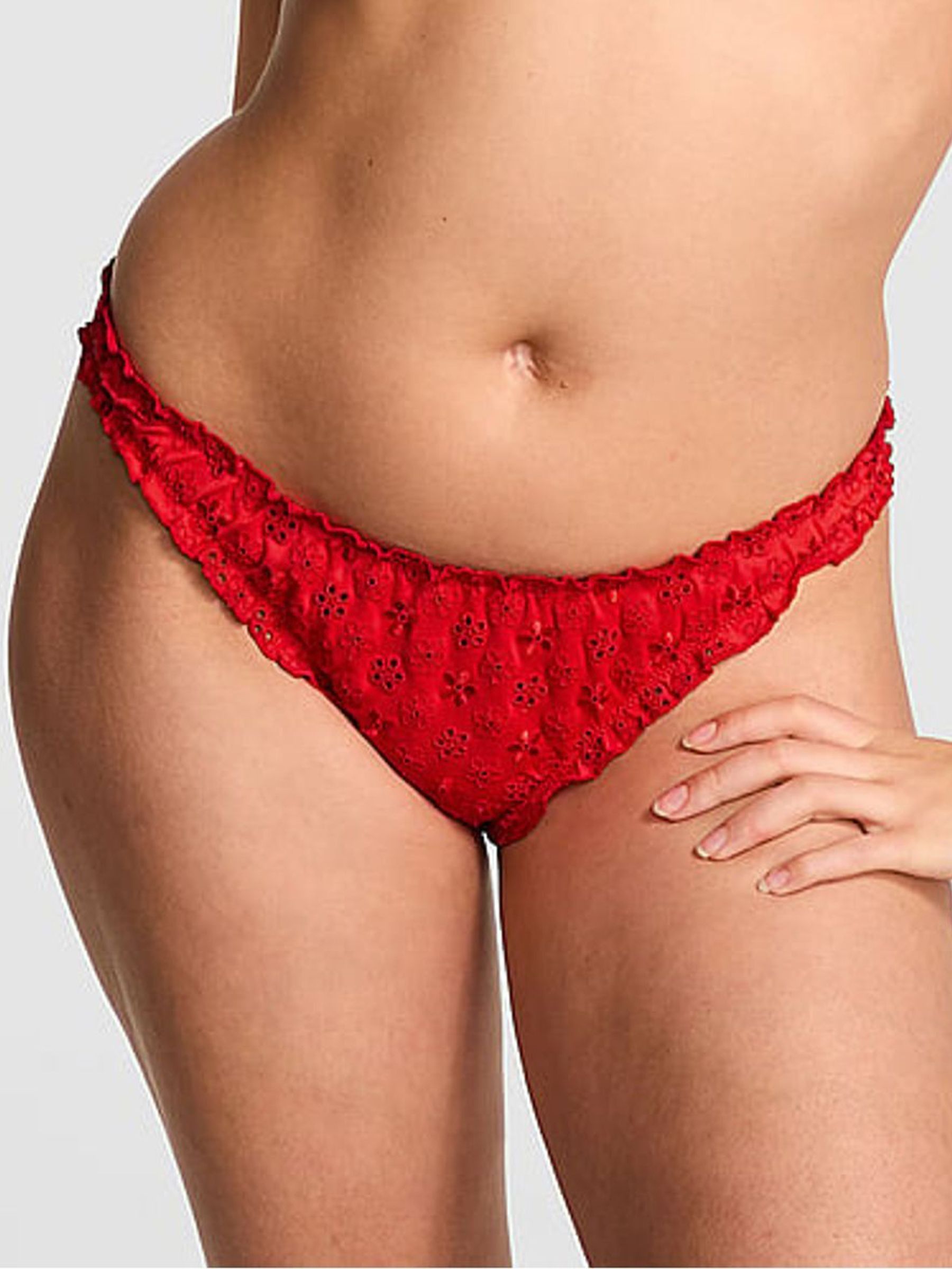 Bandana Red Cheeky Bikini Bottoms