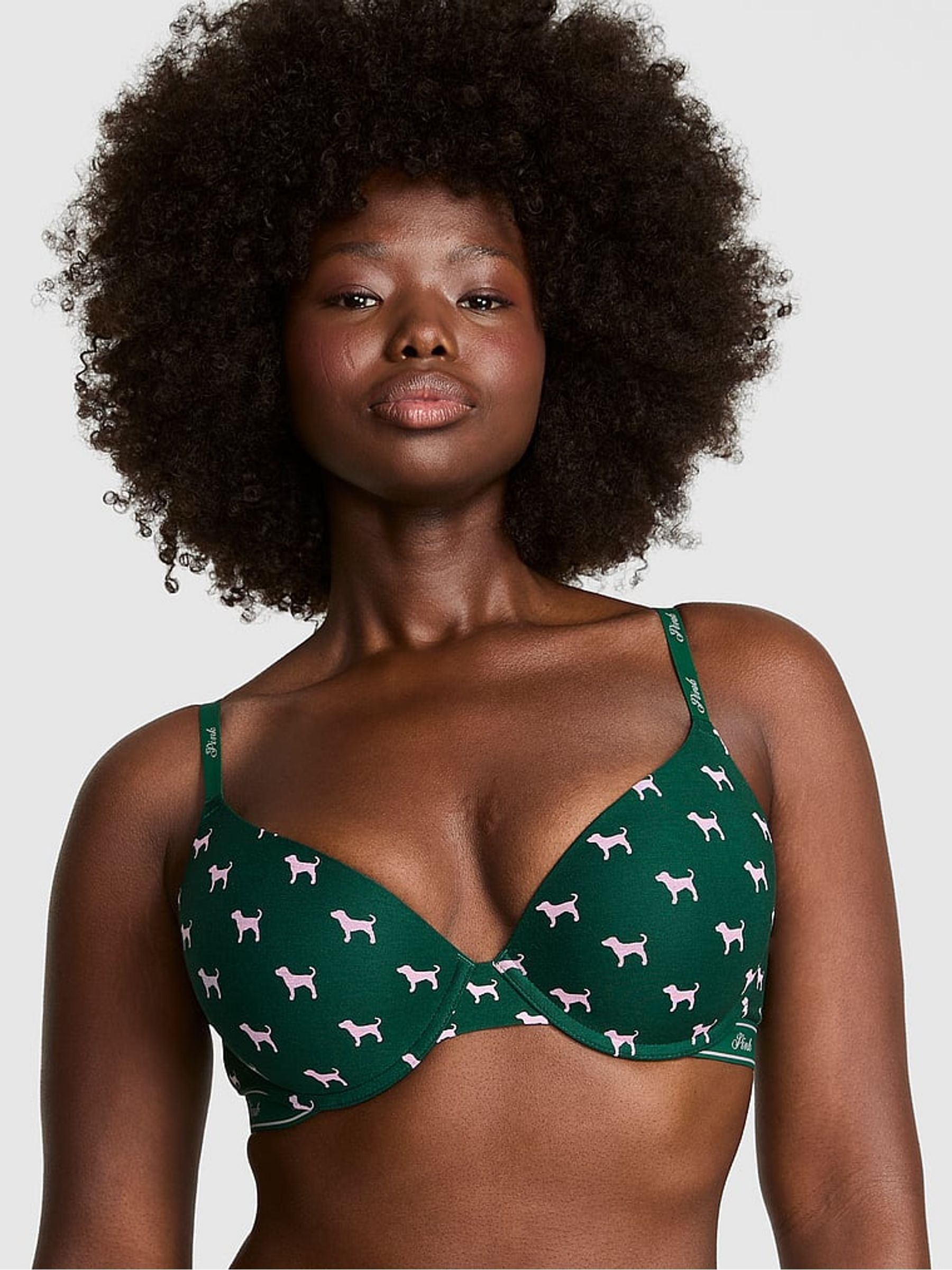 Jaguar Green Push Up Bra
