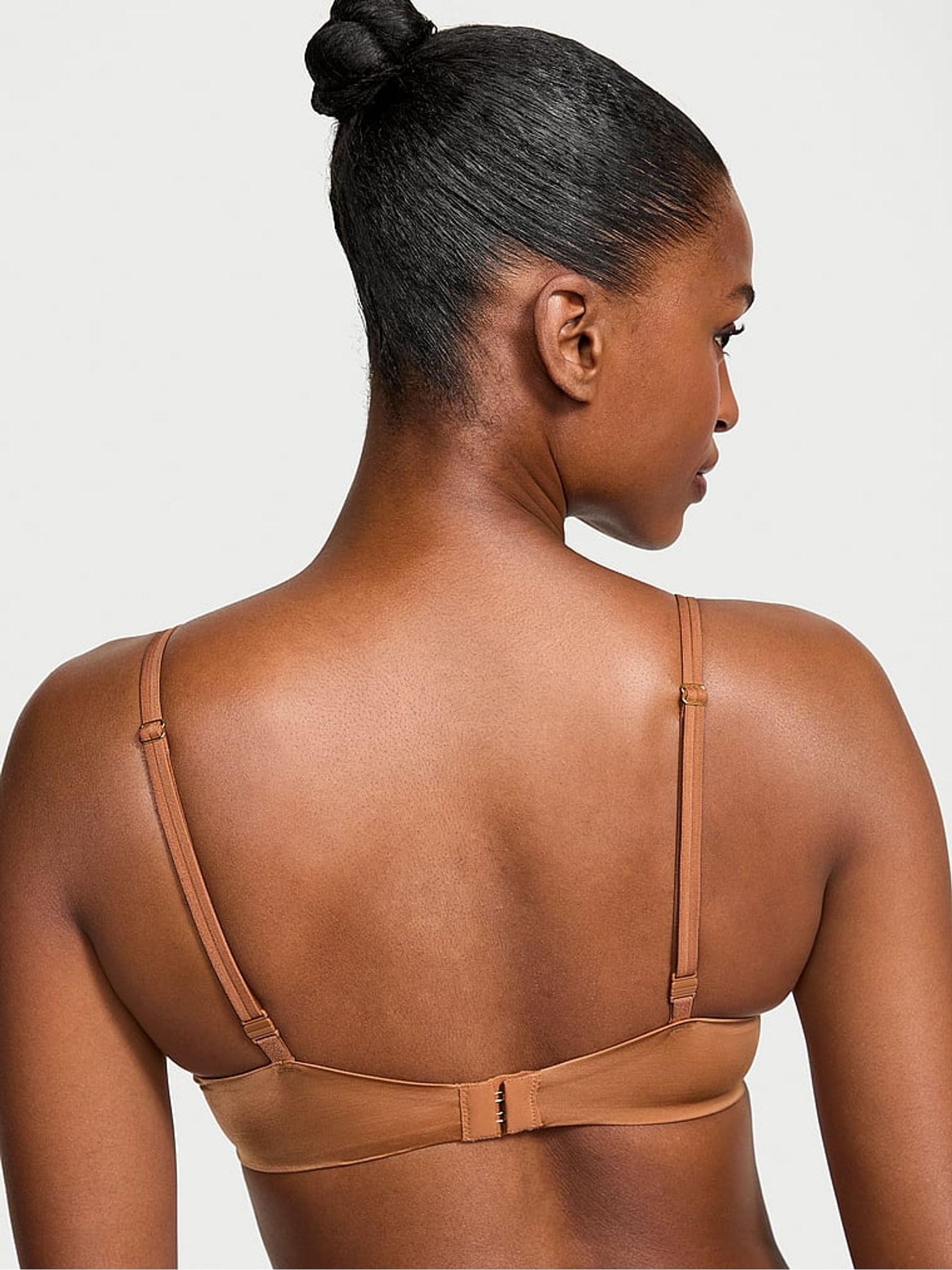 Caramel Nude Push Up Lace Trim Bra