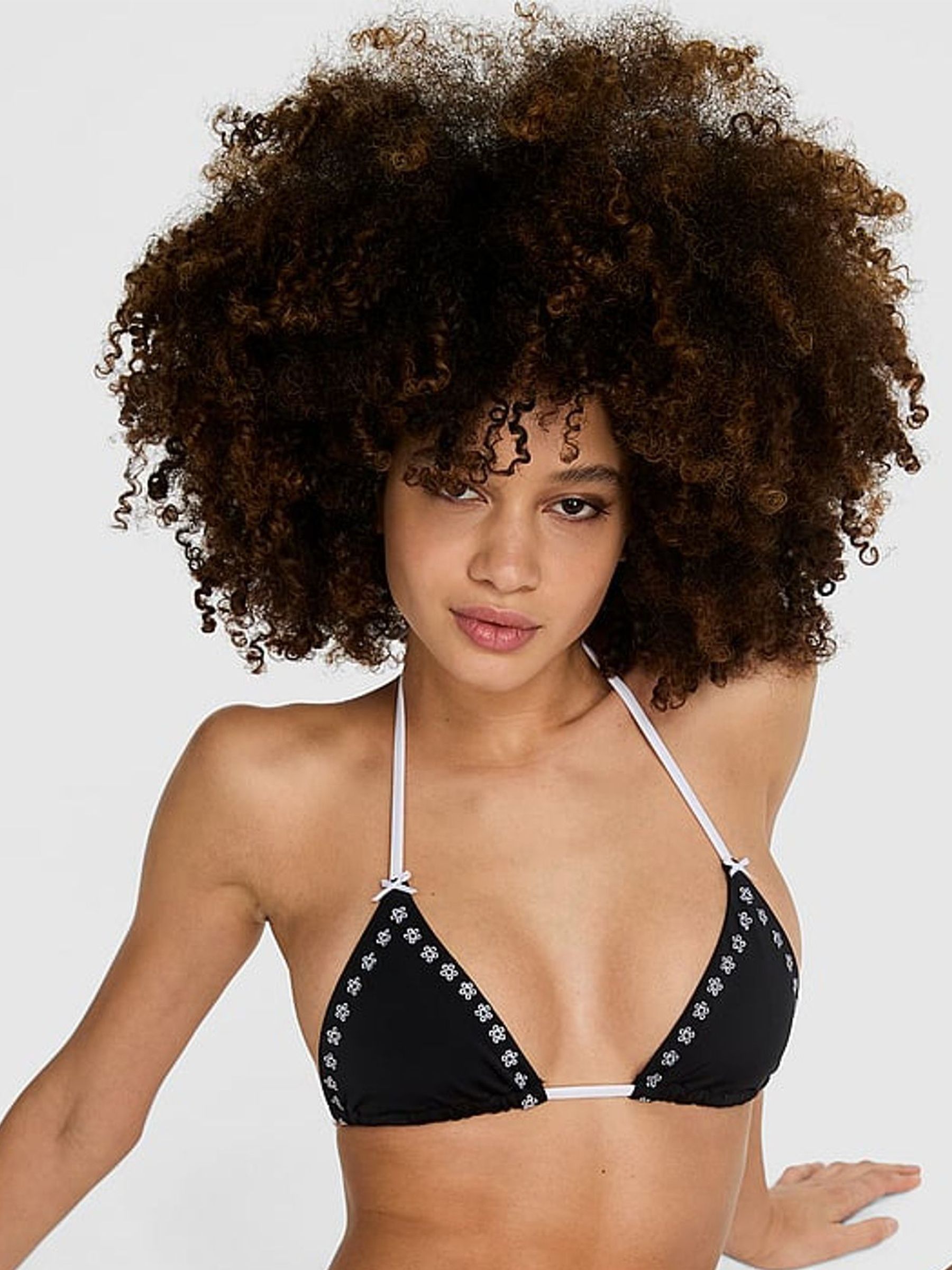 Black Triangle Bikini Top